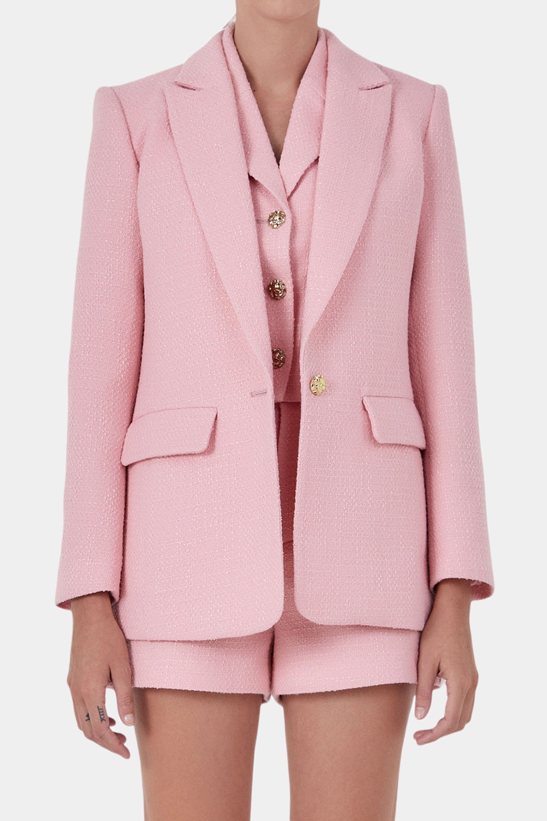 Tweed Single Breast Blazer sold by Lord & Taylor product image thumbnail 6