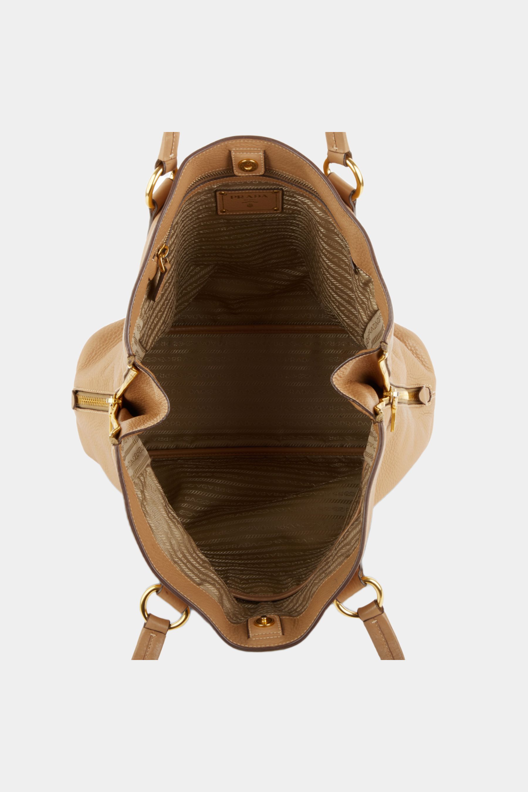 Vitello Daino Side Zip Tote Bag sold by Lord & Taylor product image thumbnail 2