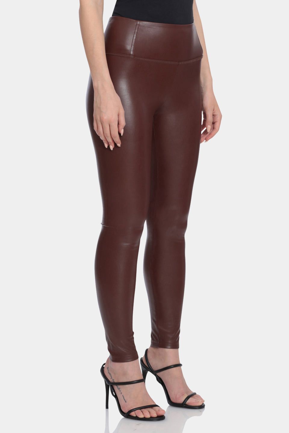 Faux Leather Liquid Leggings sold by Lord & Taylor product image thumbnail 4