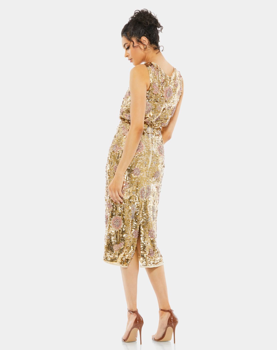 Sleeveless Midi Dress sold by Lord & Taylor product image thumbnail 4