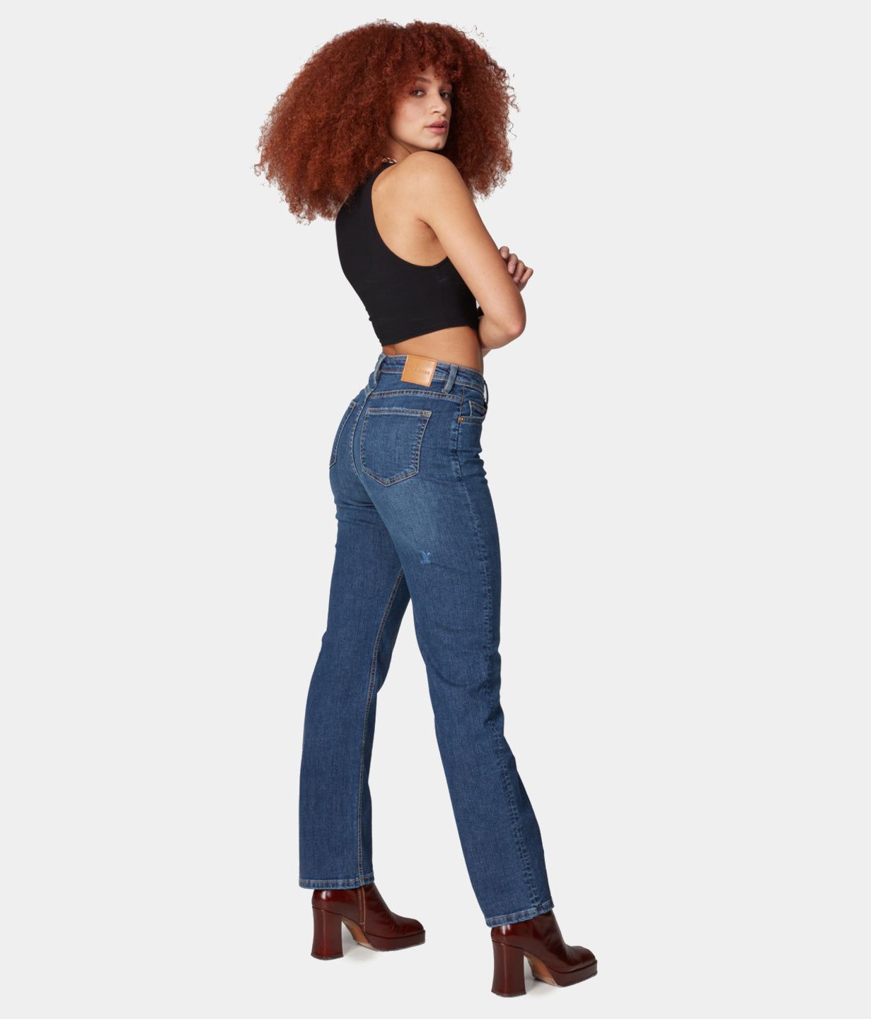 Denver High Rise Straight Jeans sold by Lord & Taylor product image thumbnail 21