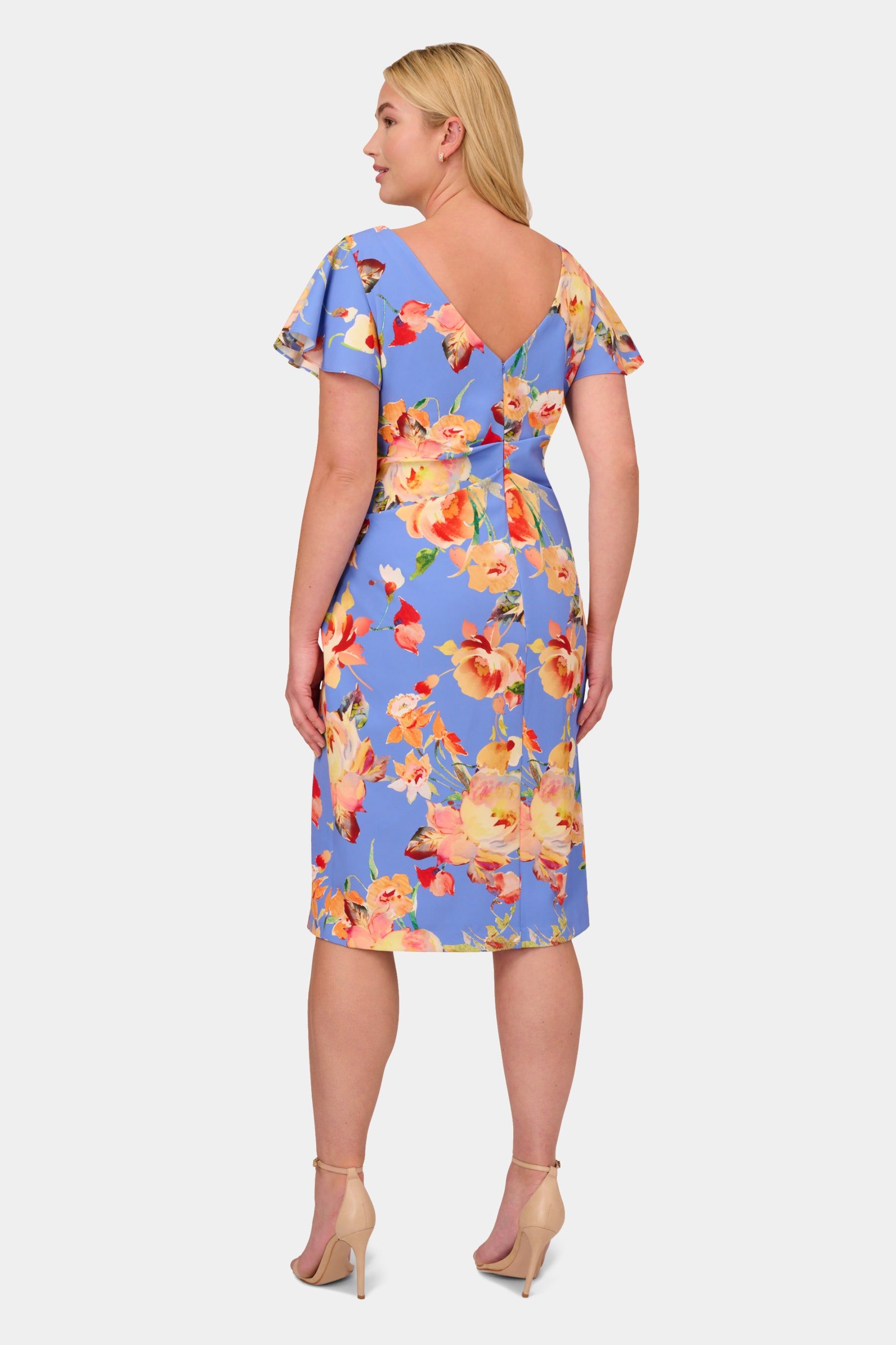 Printed Midi Tie Front Dress sold by Lord & Taylor product image thumbnail 2