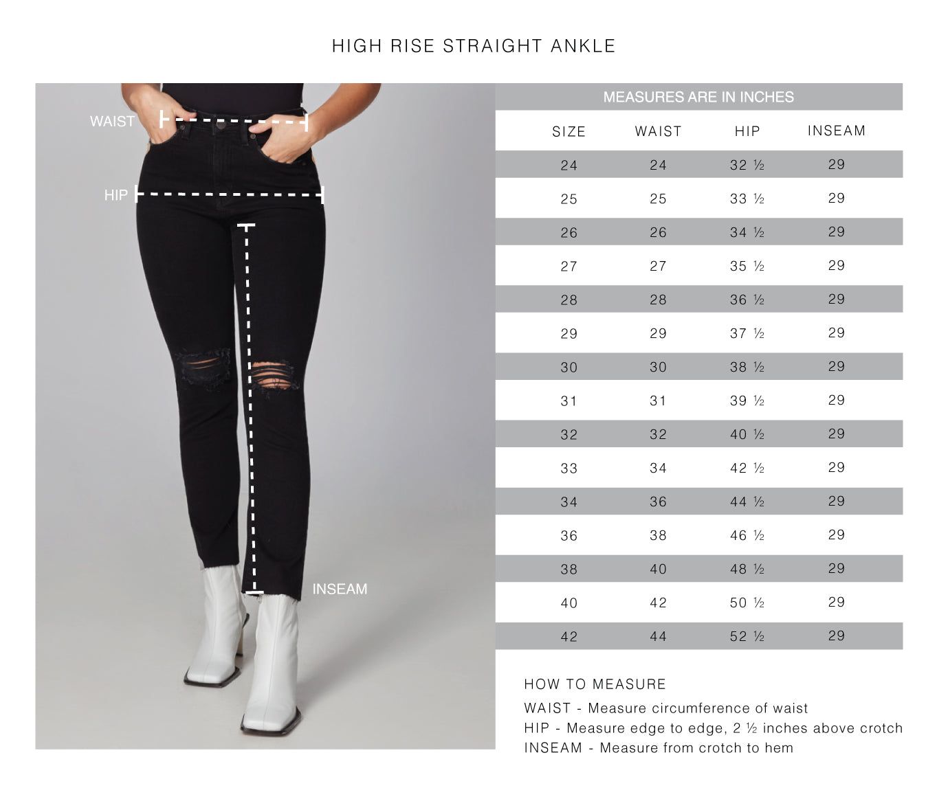 Denver High Rise Straight Jeans sold by Lord & Taylor product image thumbnail 3