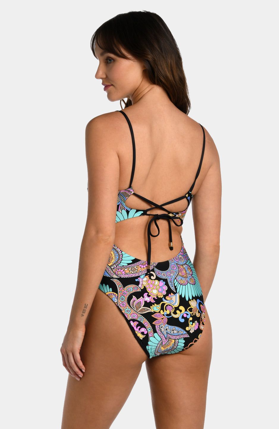 Paisley Bandeau One Piece Swimsuit sold by Lord & Taylor product image thumbnail 2