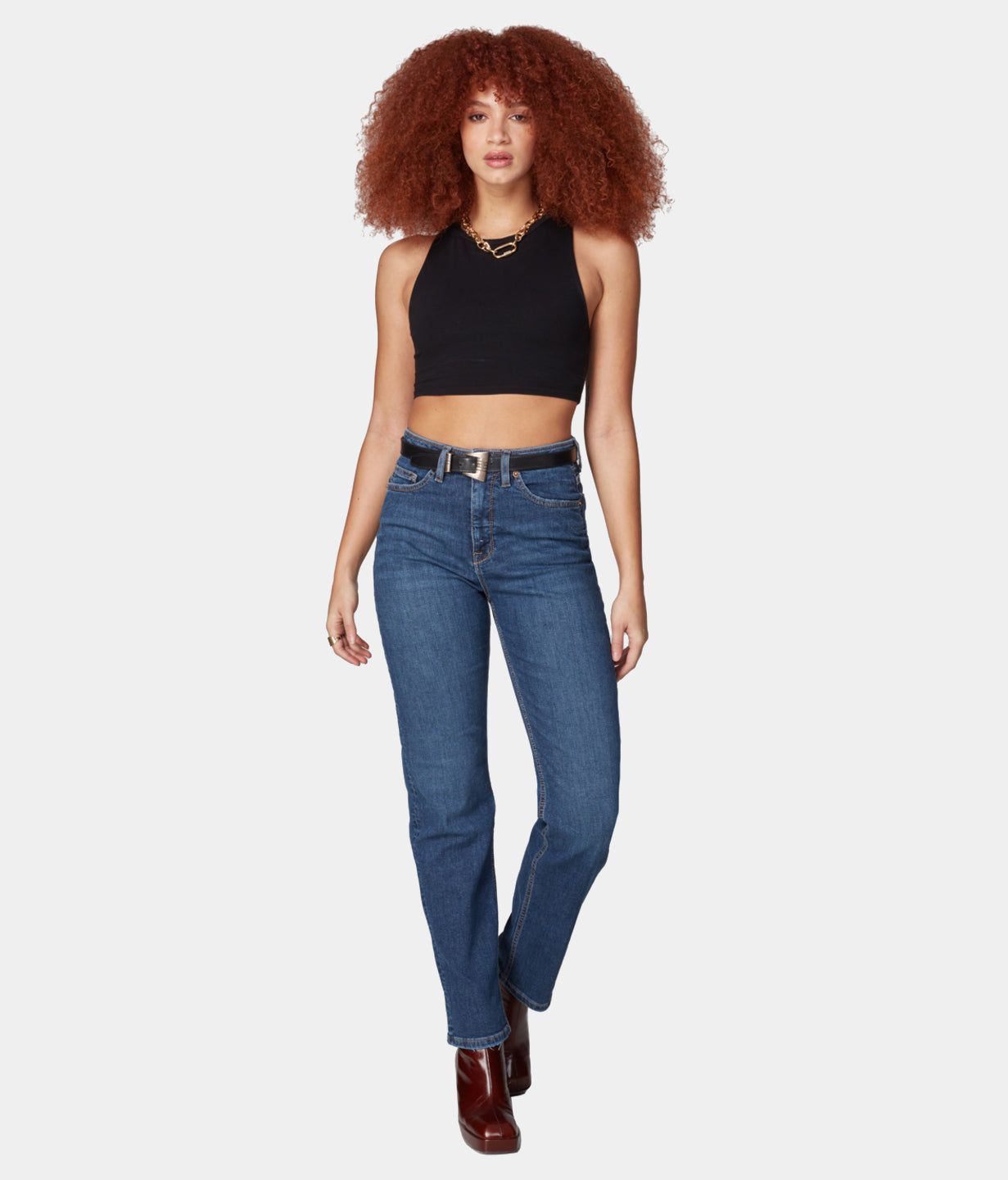 Denver High Rise Straight Jeans sold by Lord & Taylor product image thumbnail 17