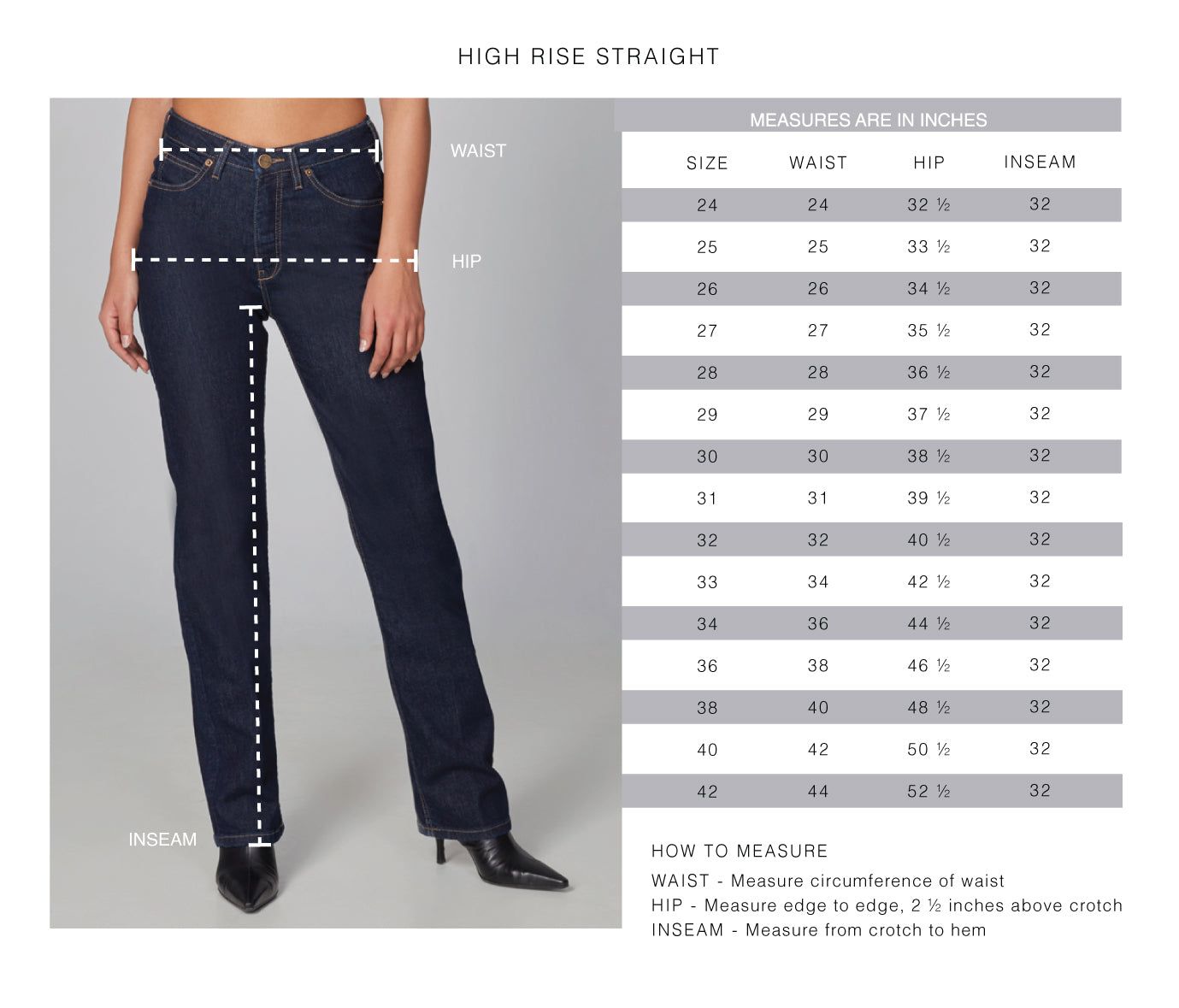 Denver High Rise Straight Jeans sold by Lord & Taylor product image thumbnail 10