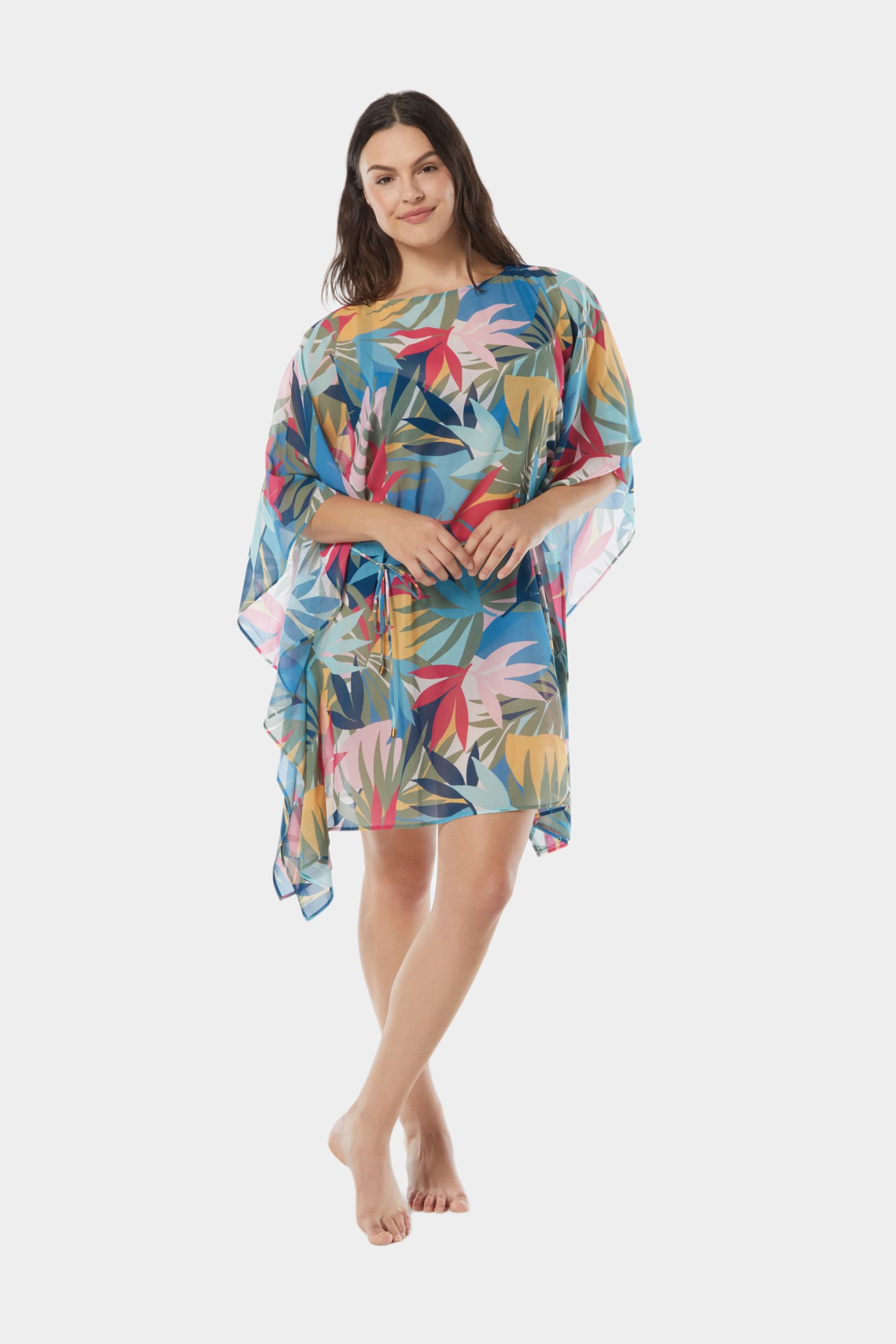 Ideal Caftan Cover Up - Rainforest Leaves sold by Lord & Taylor