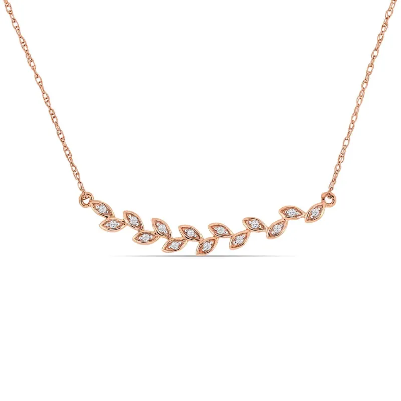 10k Rose Gold Diamond Accent Necklace sold by Lord & Taylor