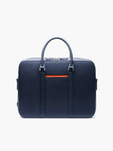Manhattan Double-Zip Leather Briefcase sold by Lord & Taylor