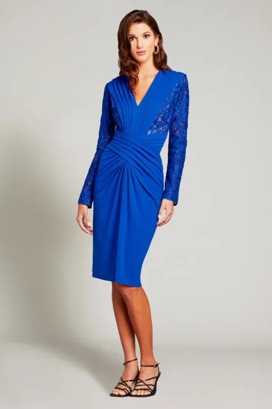Crepe Lace V-Neck Dress sold by Lord & Taylor