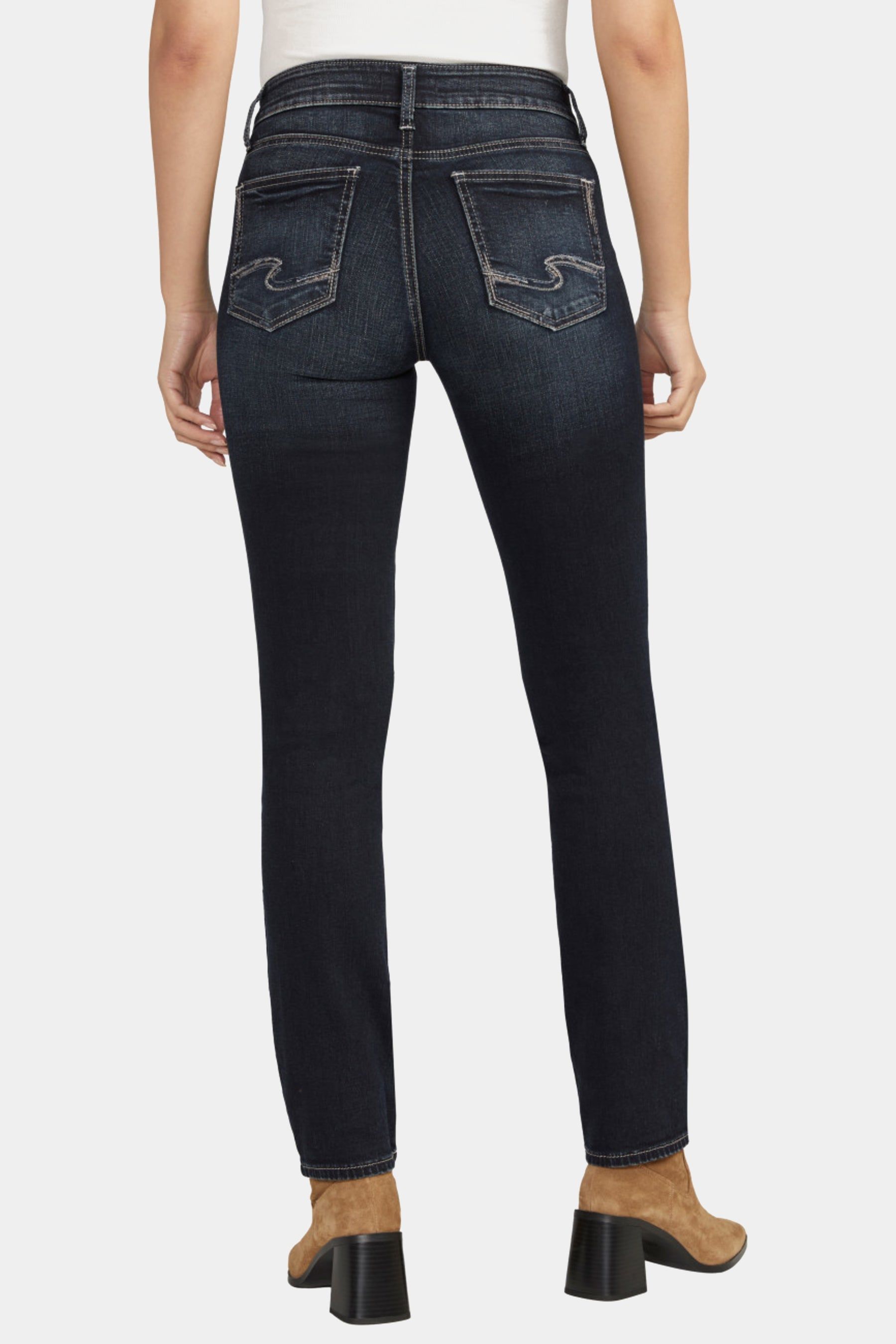 Suki Mid Rise Curvy Fit Straight Leg Jeans sold by Lord & Taylor product image thumbnail 3
