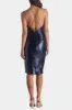 Cowl Neck Shirring Satin Midi Dress sold by Lord & Taylor