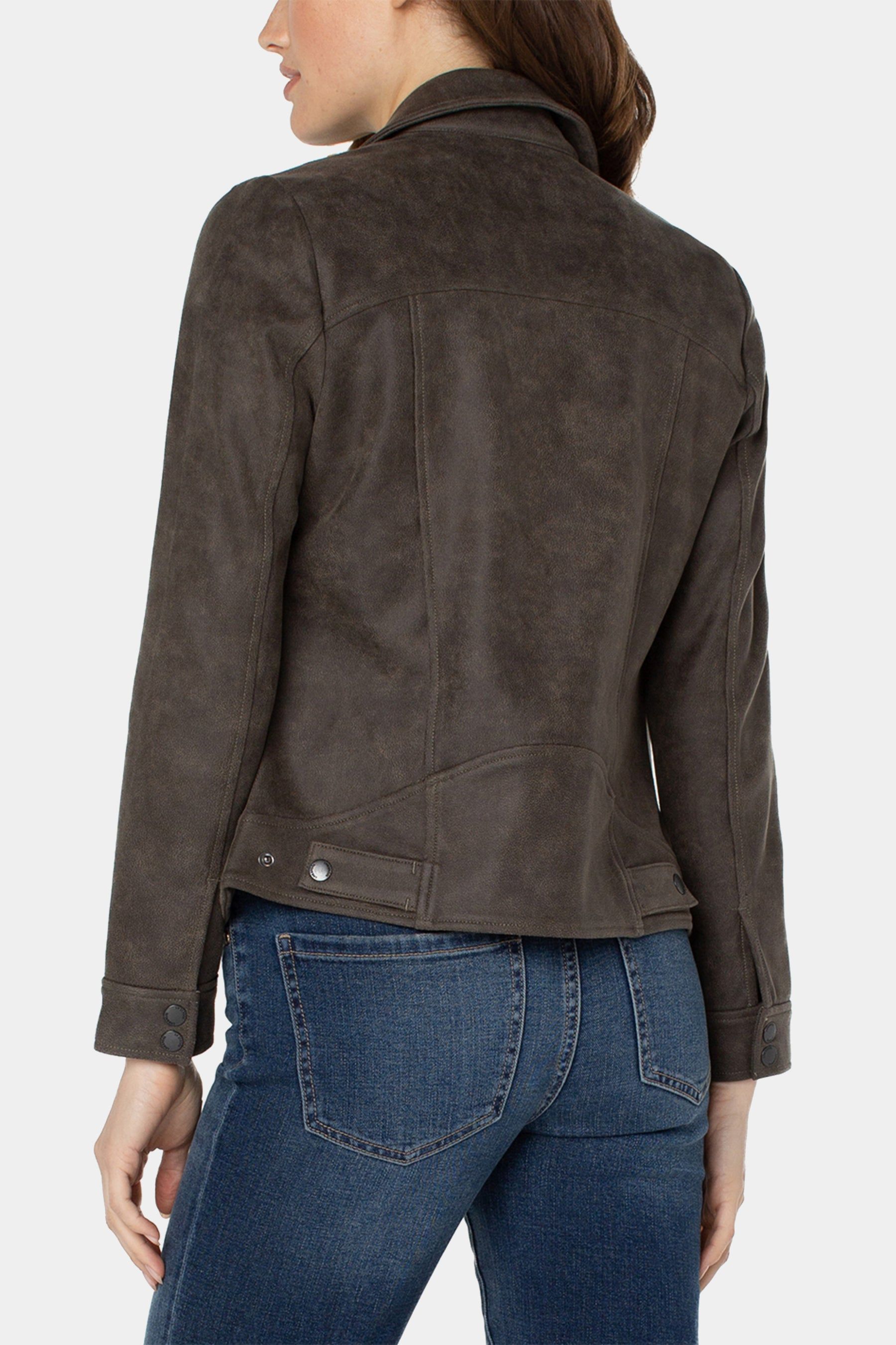 Faux Leather Moto Jacket sold by Lord & Taylor product image thumbnail 3
