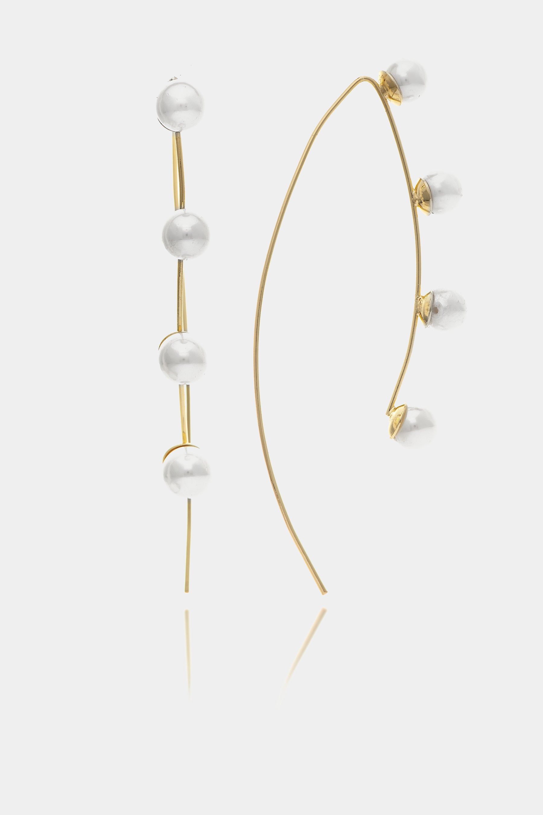 Long Wire Pearl Earrings sold by Lord & Taylor