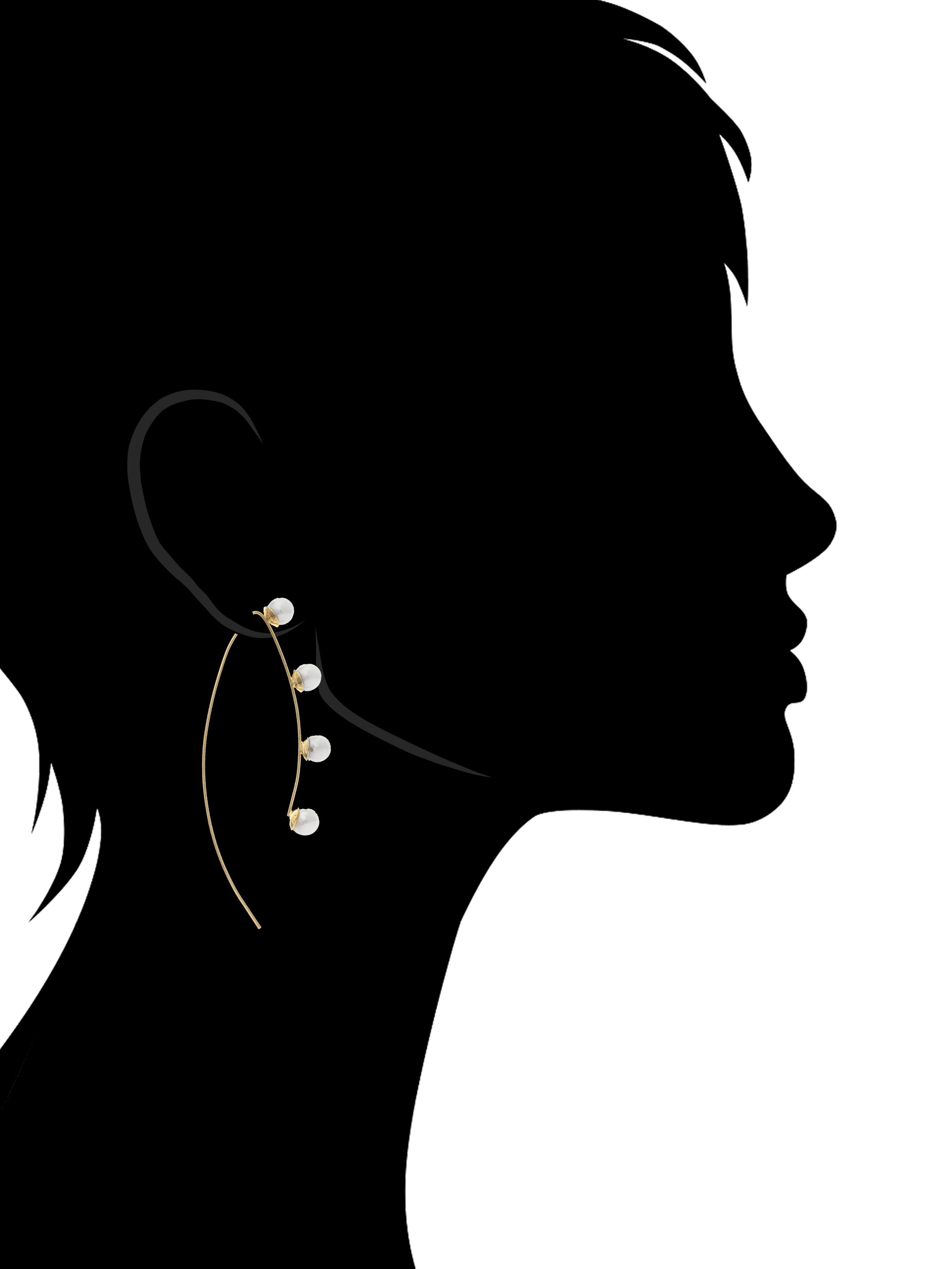 Long Wire Pearl Earrings sold by Lord & Taylor product image thumbnail 2