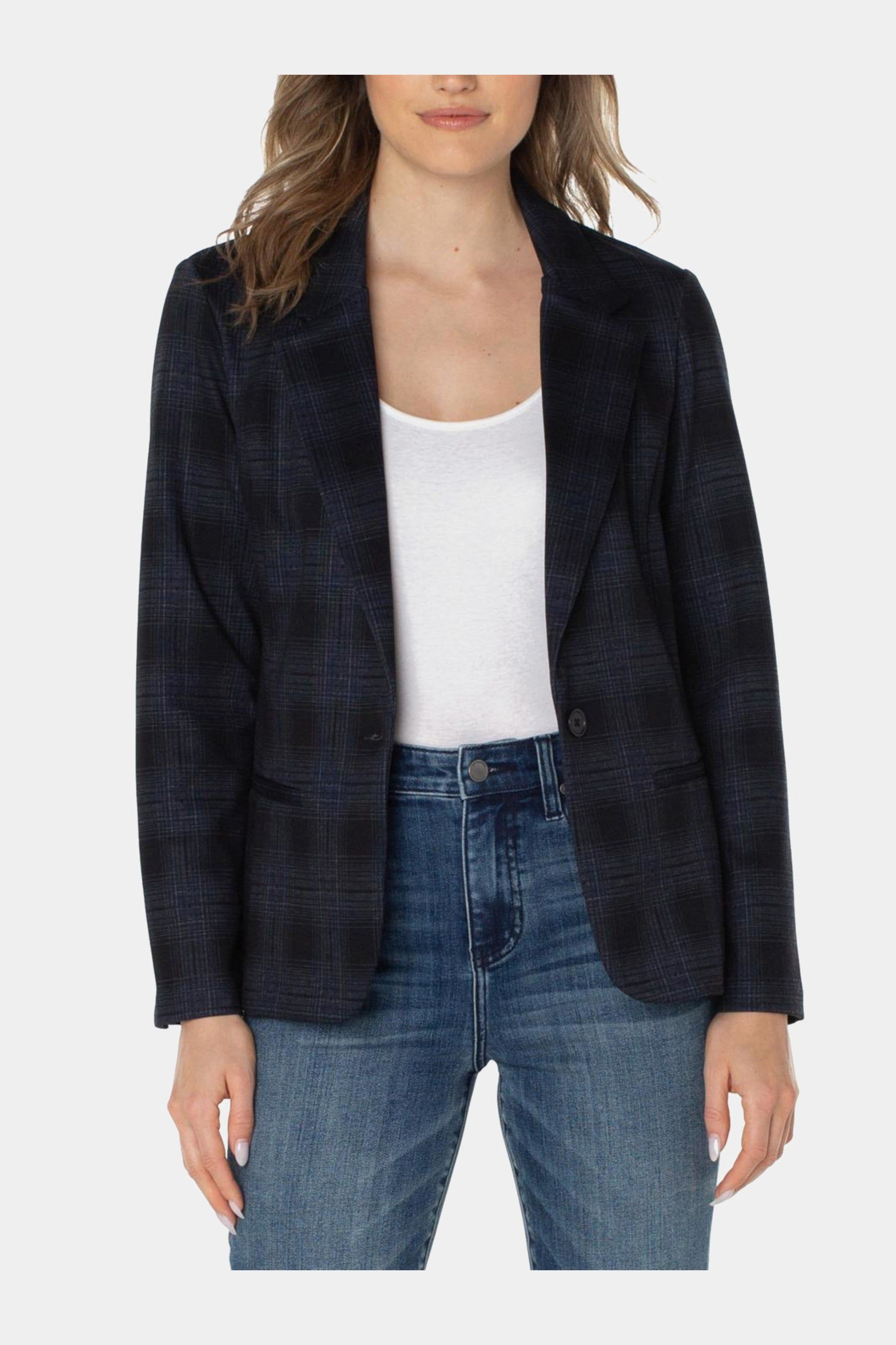 Tartan Plaid Fitted Blazer sold by Lord & Taylor product image thumbnail 6