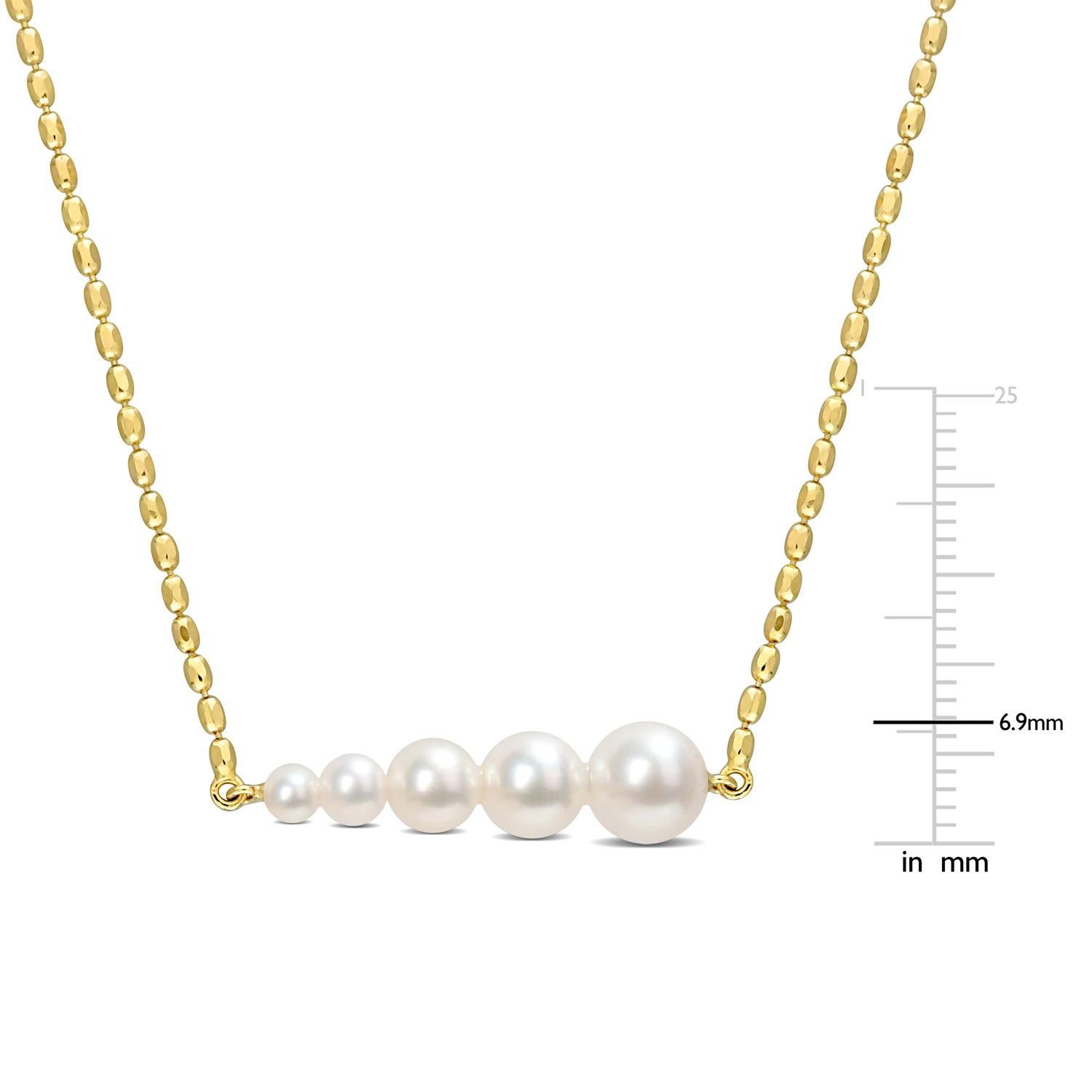 Cultured Freshwater Pearl Bar Necklace sold by Lord & Taylor product image thumbnail 2