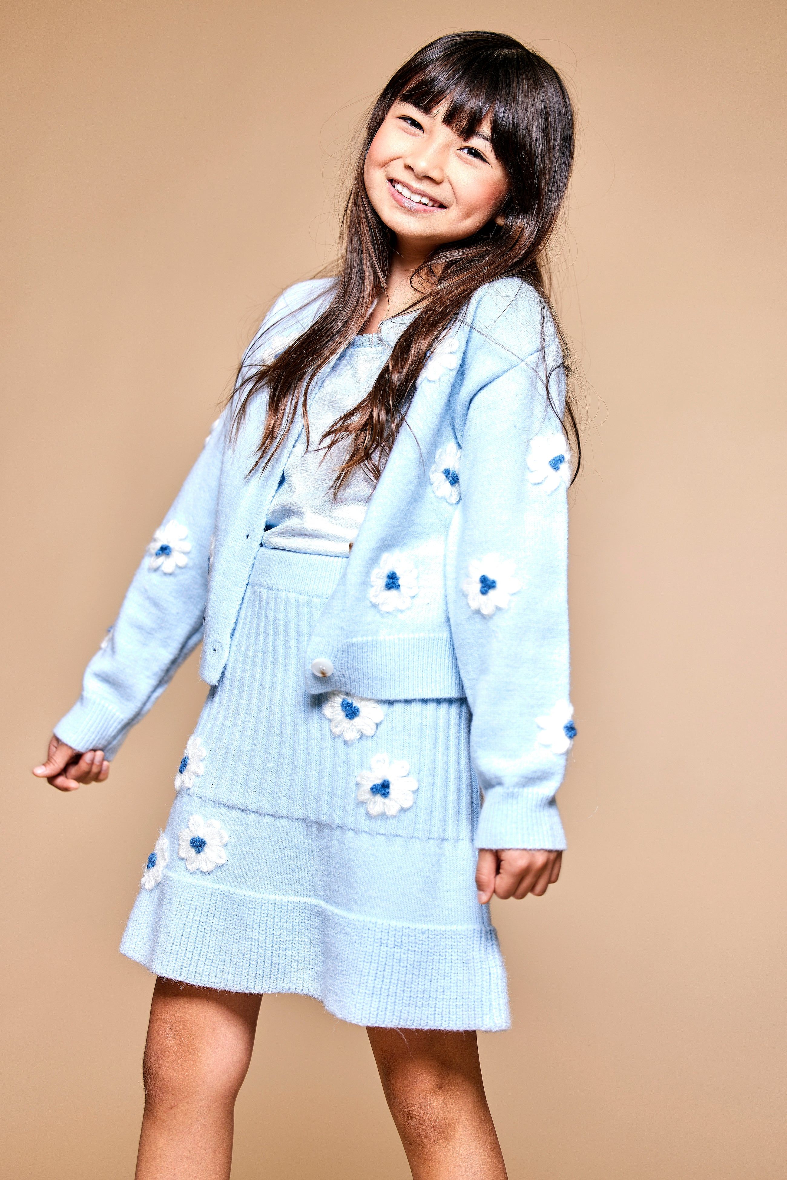 Girls Flower Cardigan Sweater sold by Lord & Taylor product image thumbnail 2