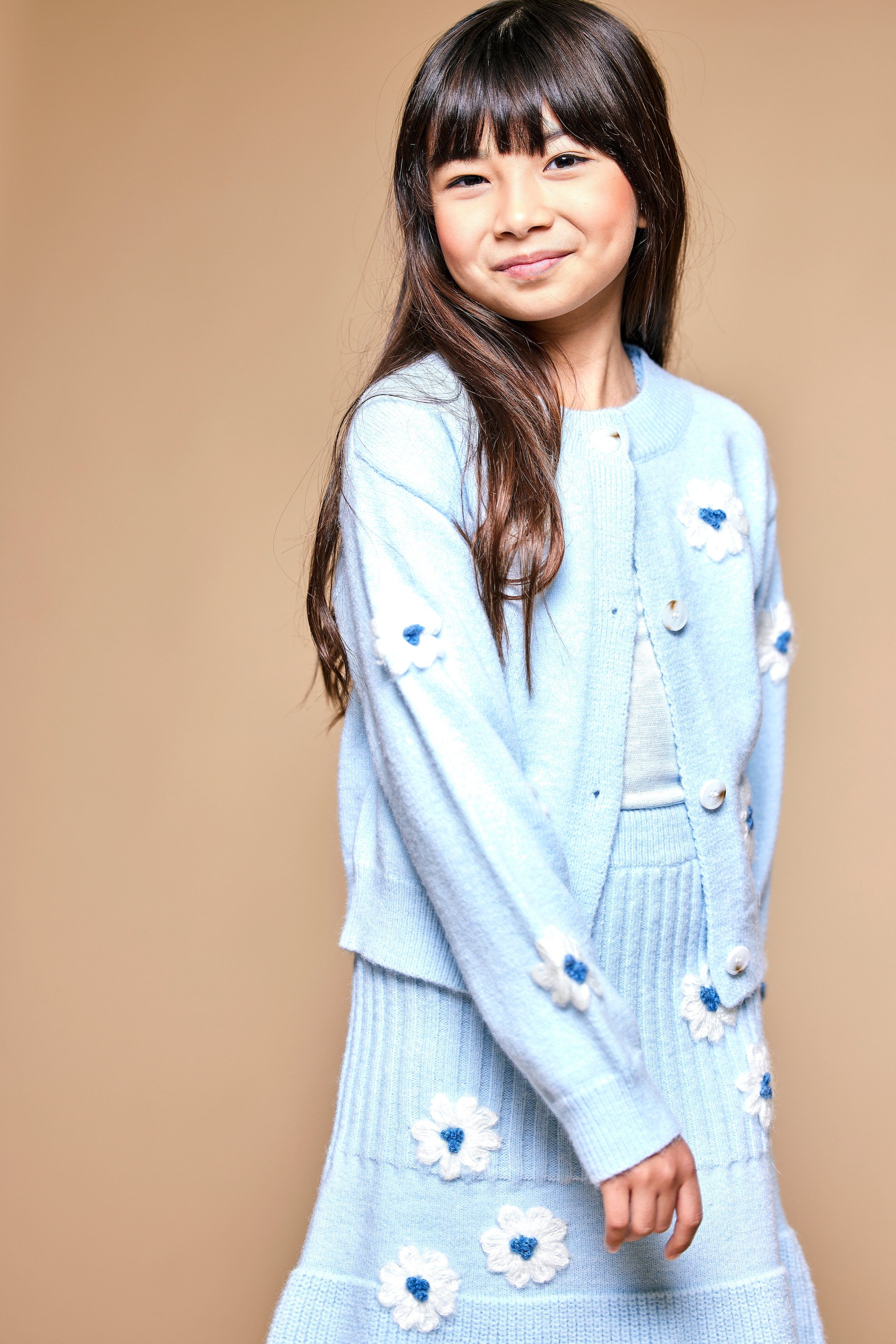 Girls Flower Cardigan Sweater sold by Lord & Taylor product image thumbnail 3