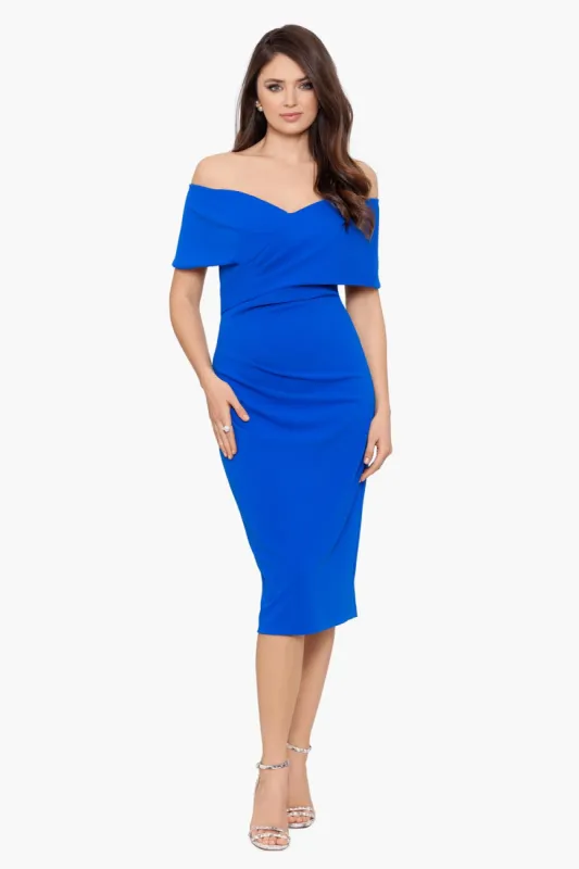Short Off The Shoulder Cuff Wrap Dress sold by Lord & Taylor