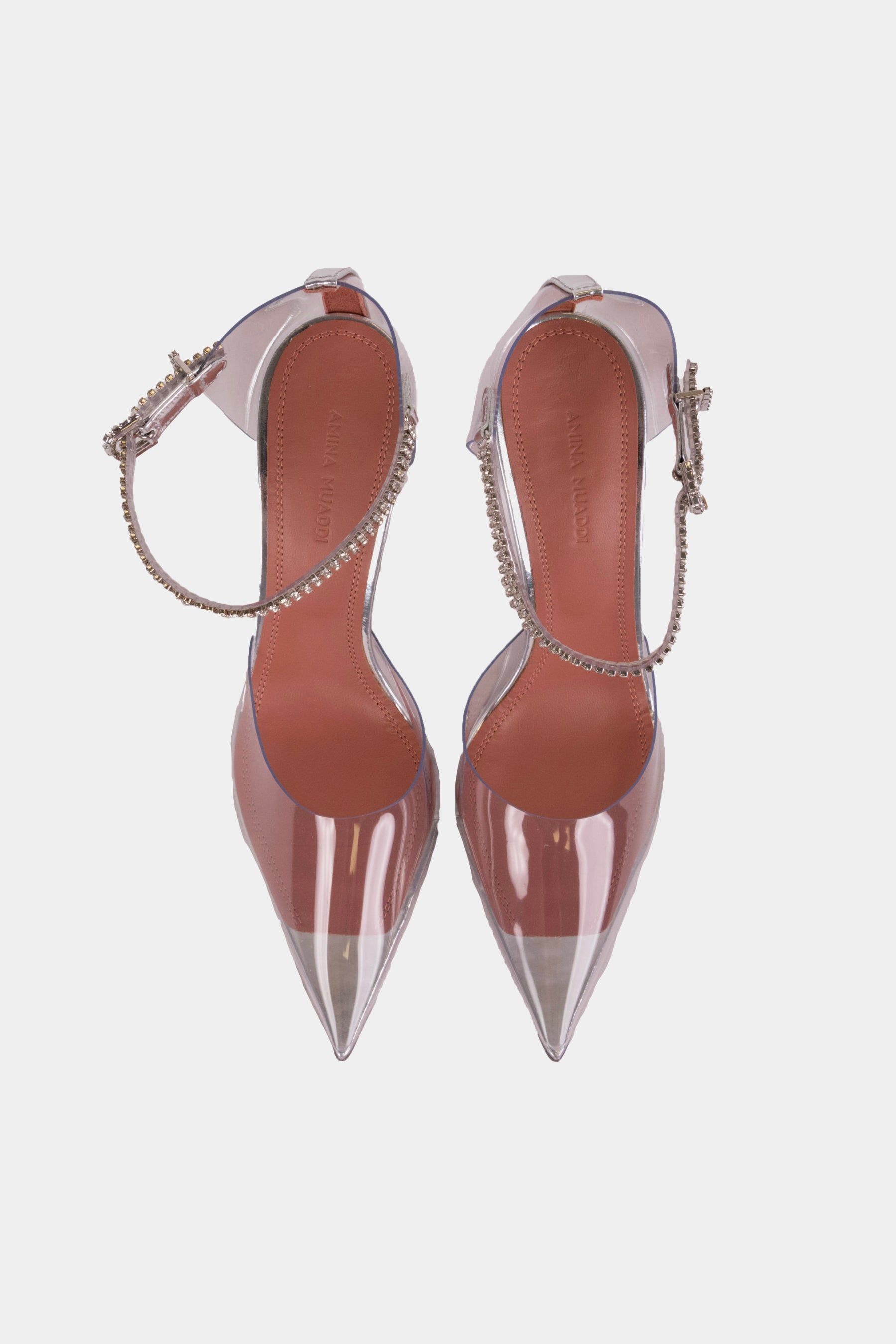Ursina Crystal-Embellished PVC & Metallic Leather Pump sold by Lord & Taylor product image thumbnail 2