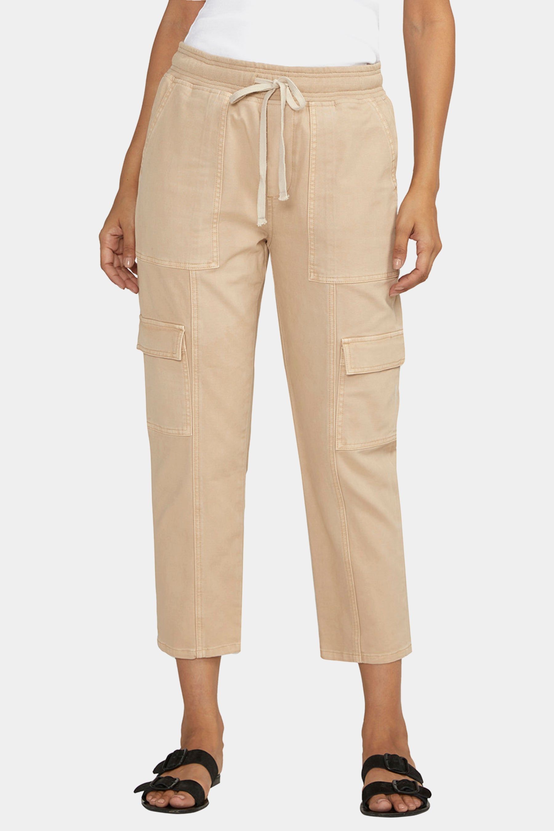 Textured Cargo Cropped Pants sold by Lord & Taylor