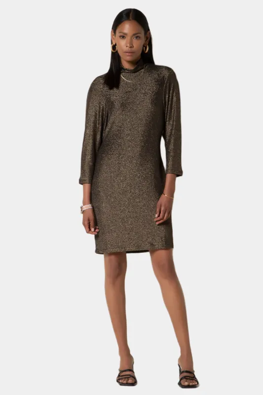 High-Neck Shimmer Dress sold by Lord & Taylor