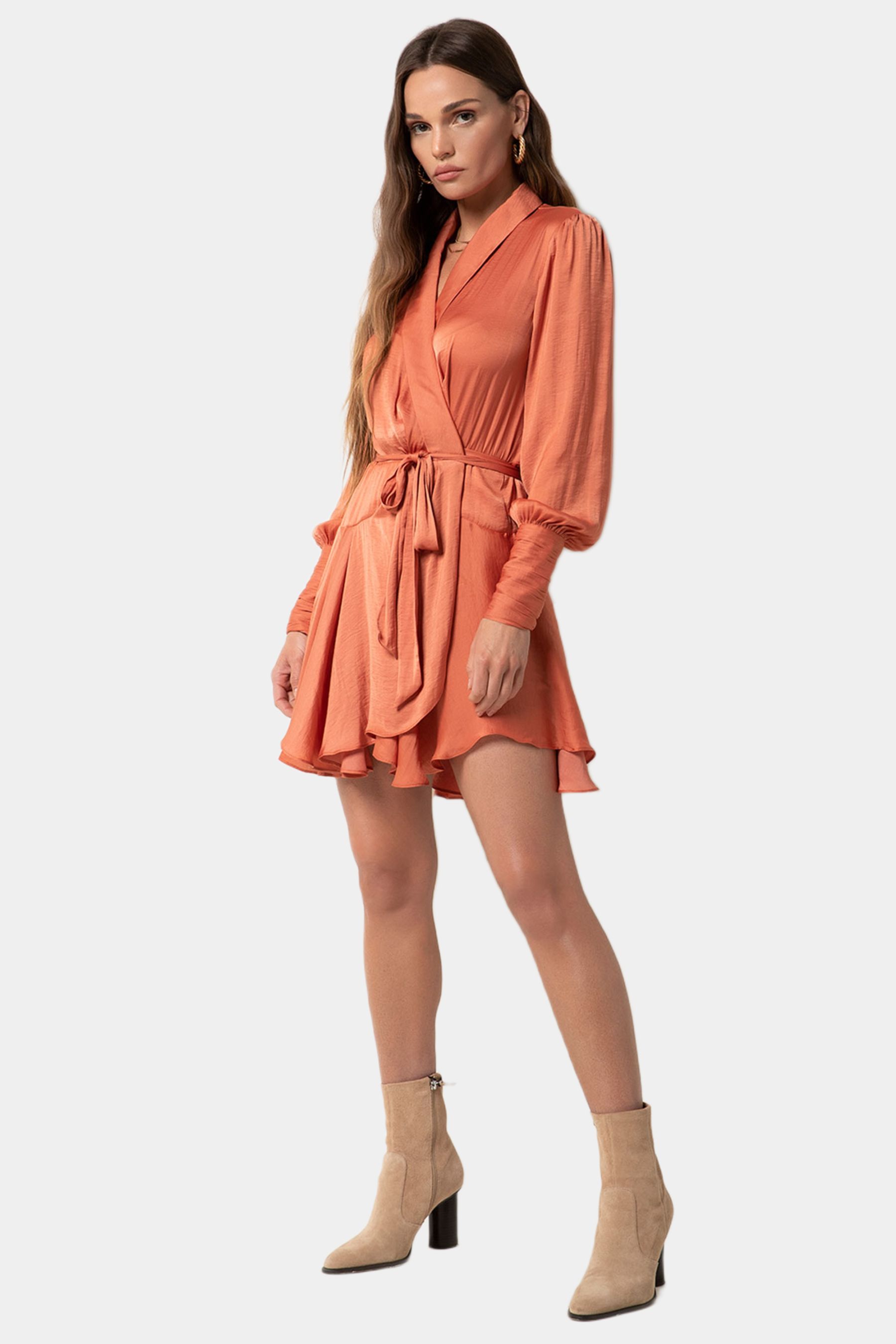 Glenna Long Sleeve Wrap Mini Dress sold by Lord & Taylor product image thumbnail 2