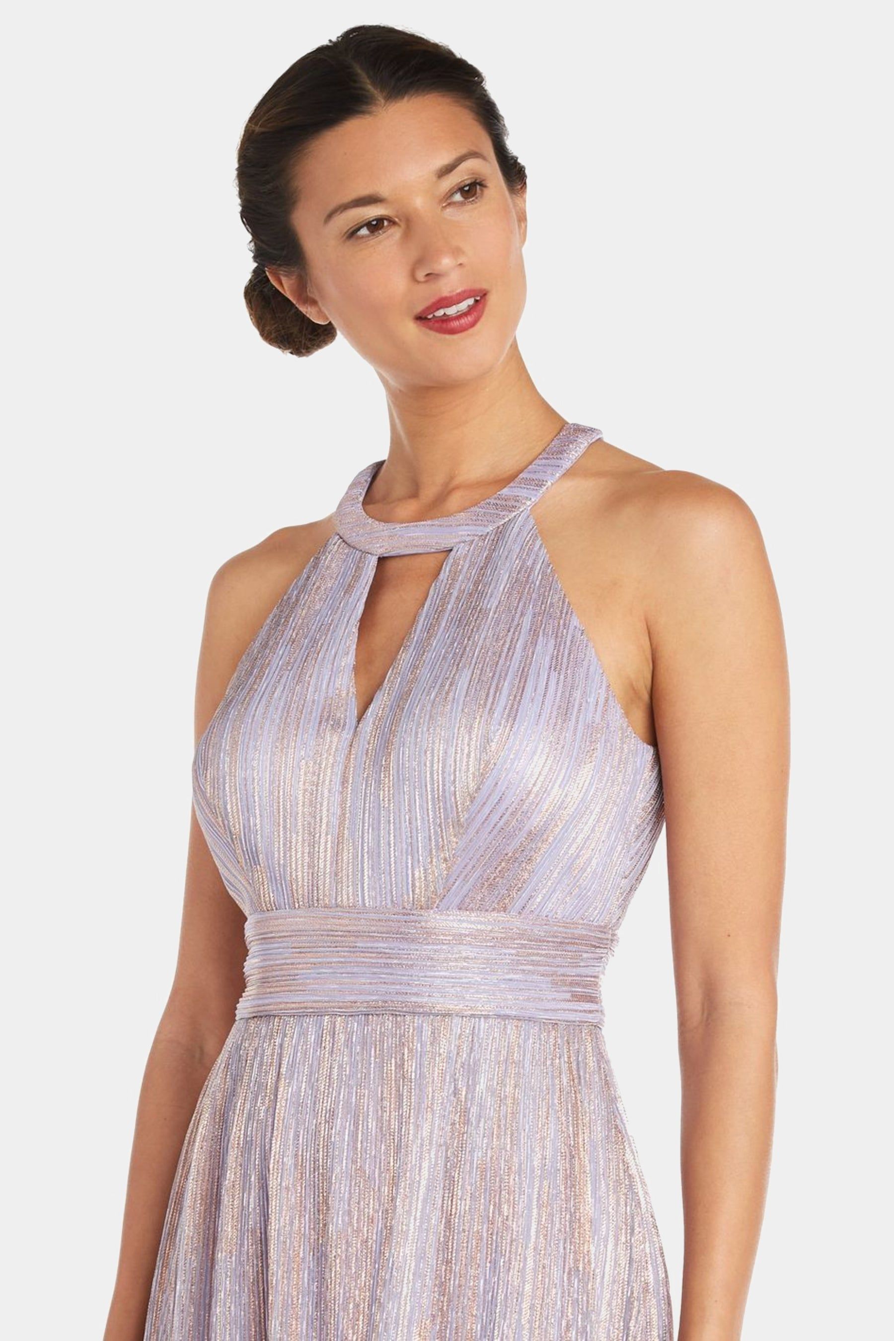 Cut Outs and Open Back Long Shimmer Gown sold by Lord & Taylor product image thumbnail 2