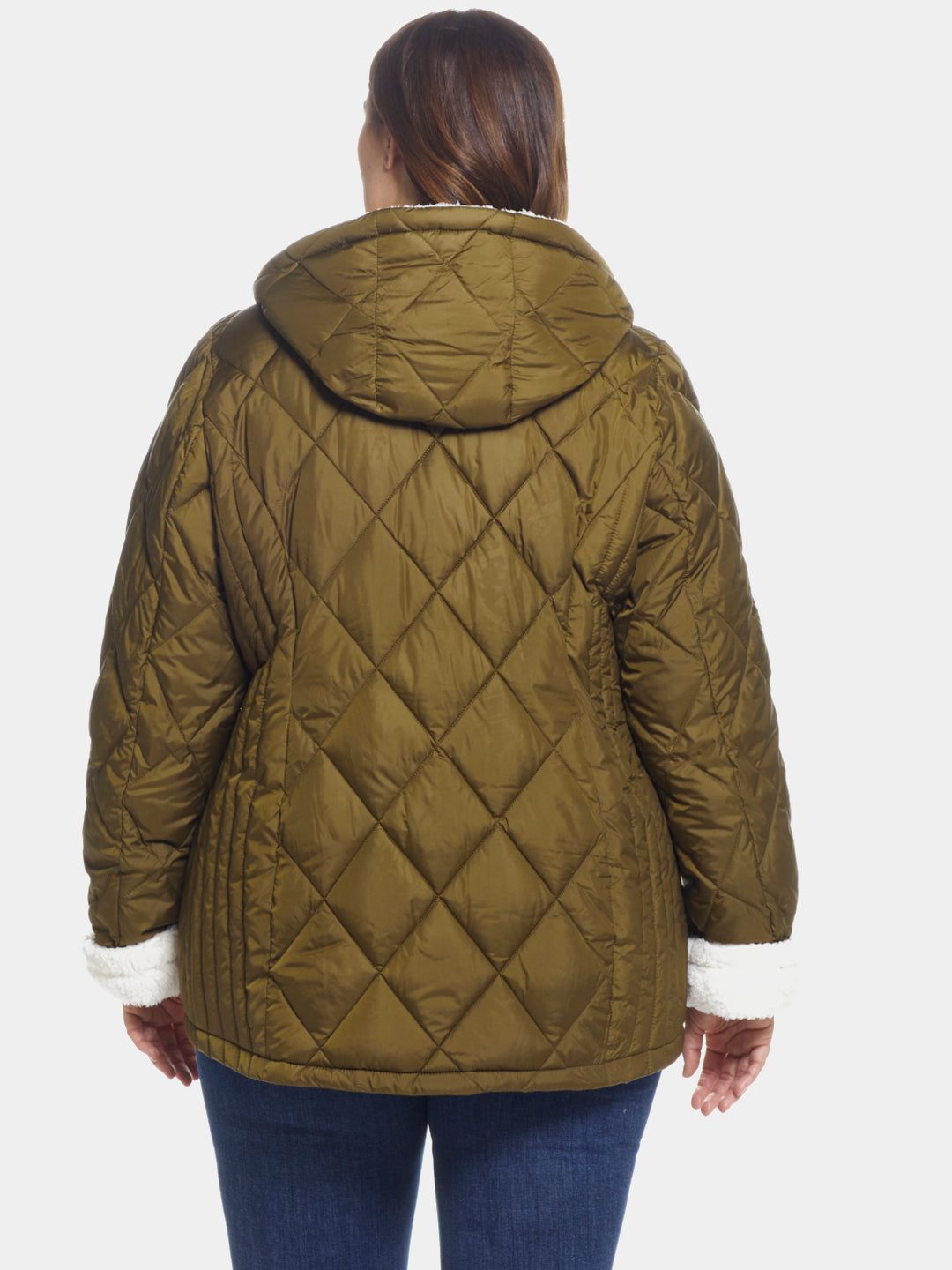 Quilted Puffer Jacket Sherpa Lining sold by Lord & Taylor product image thumbnail 5