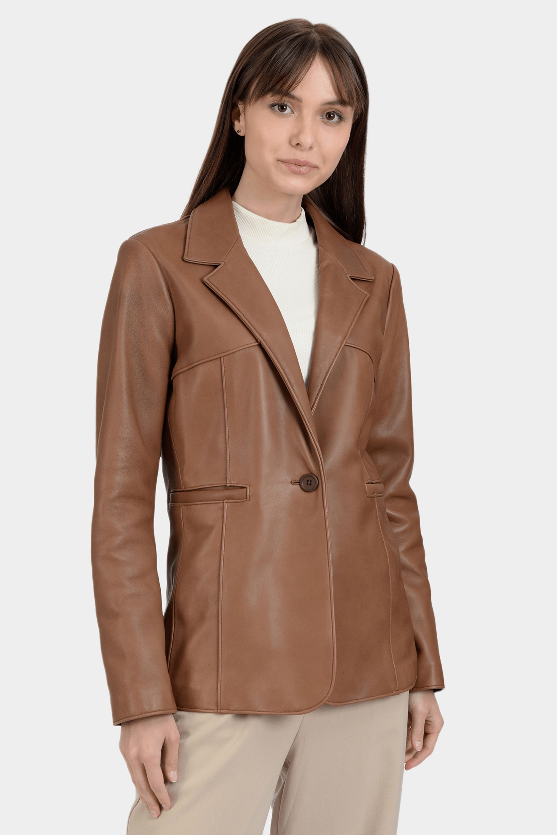 Leather Blazer sold by Lord & Taylor product image thumbnail 5