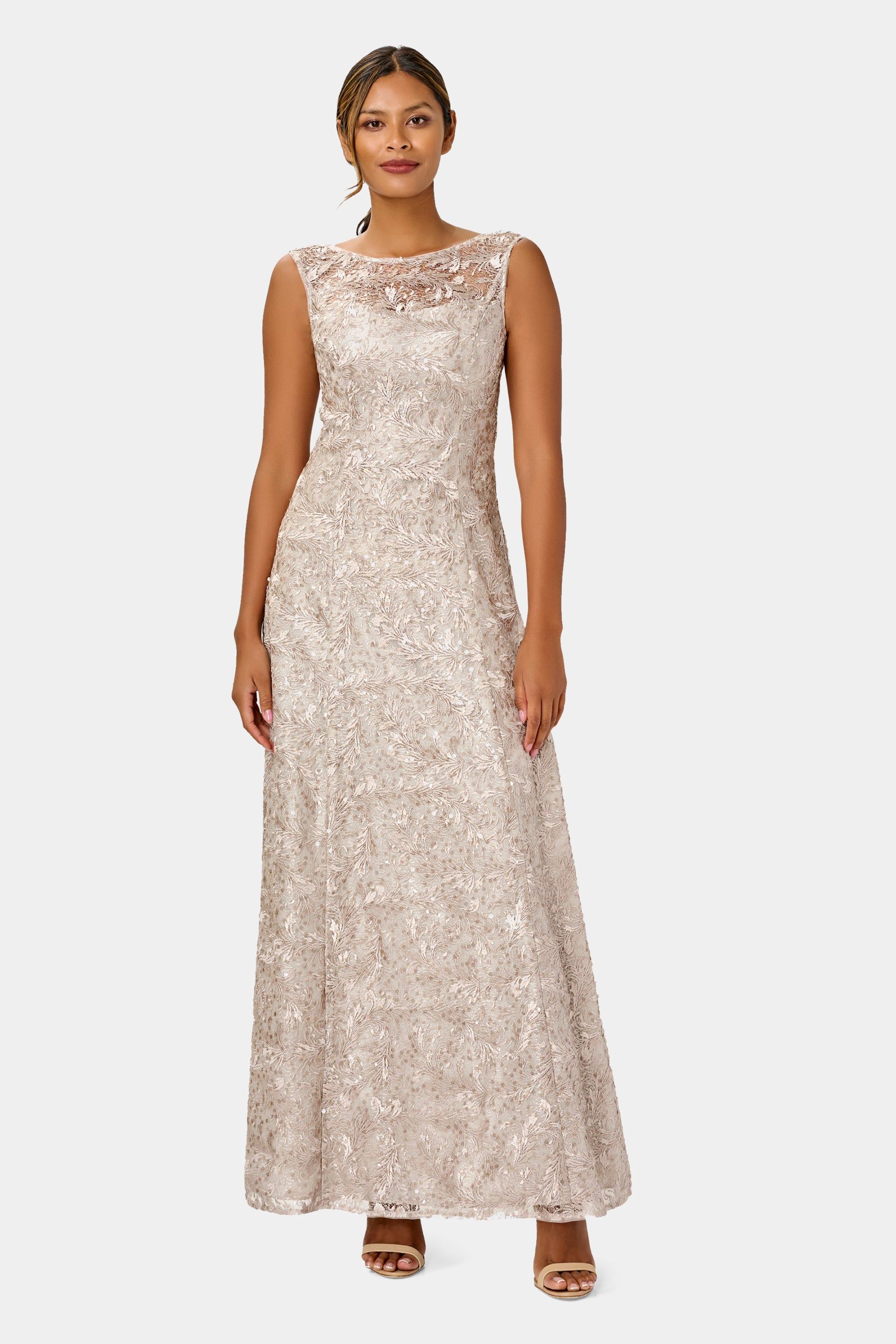 Sequin Lace Gown sold by Lord & Taylor