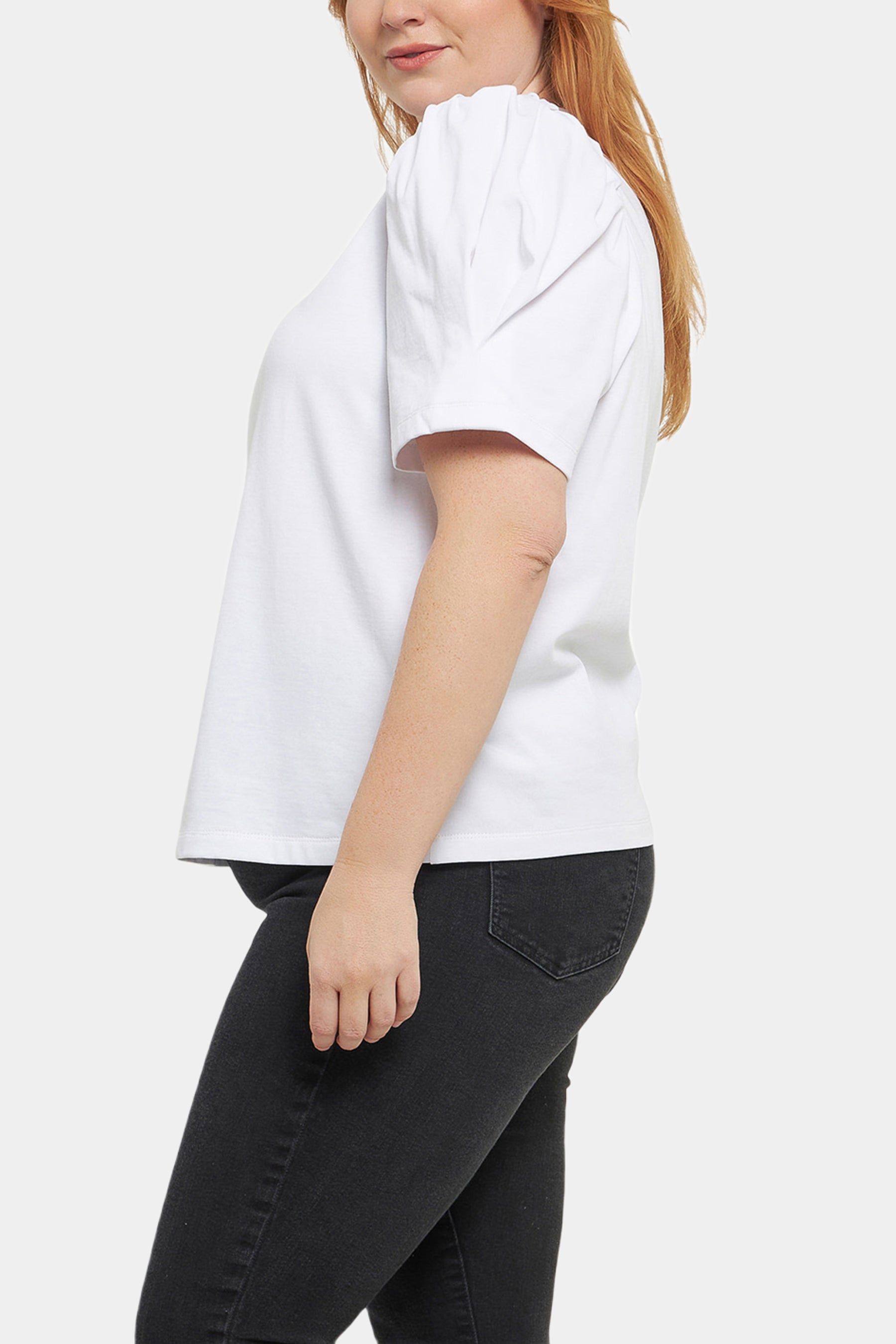 Short Puff Sleeve Knit Top sold by Lord & Taylor product image thumbnail 13