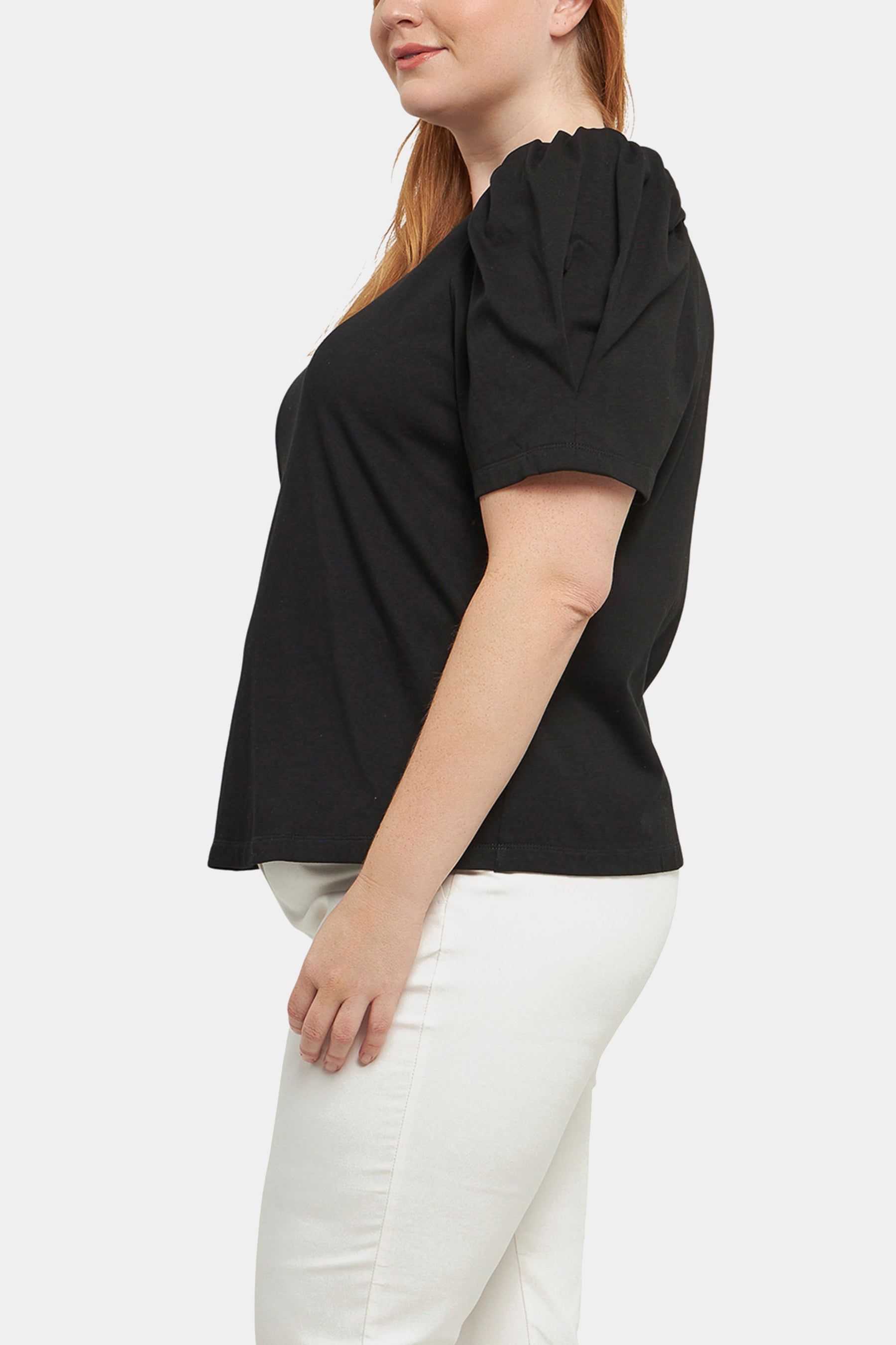 Short Puff Sleeve Knit Top sold by Lord & Taylor product image thumbnail 10