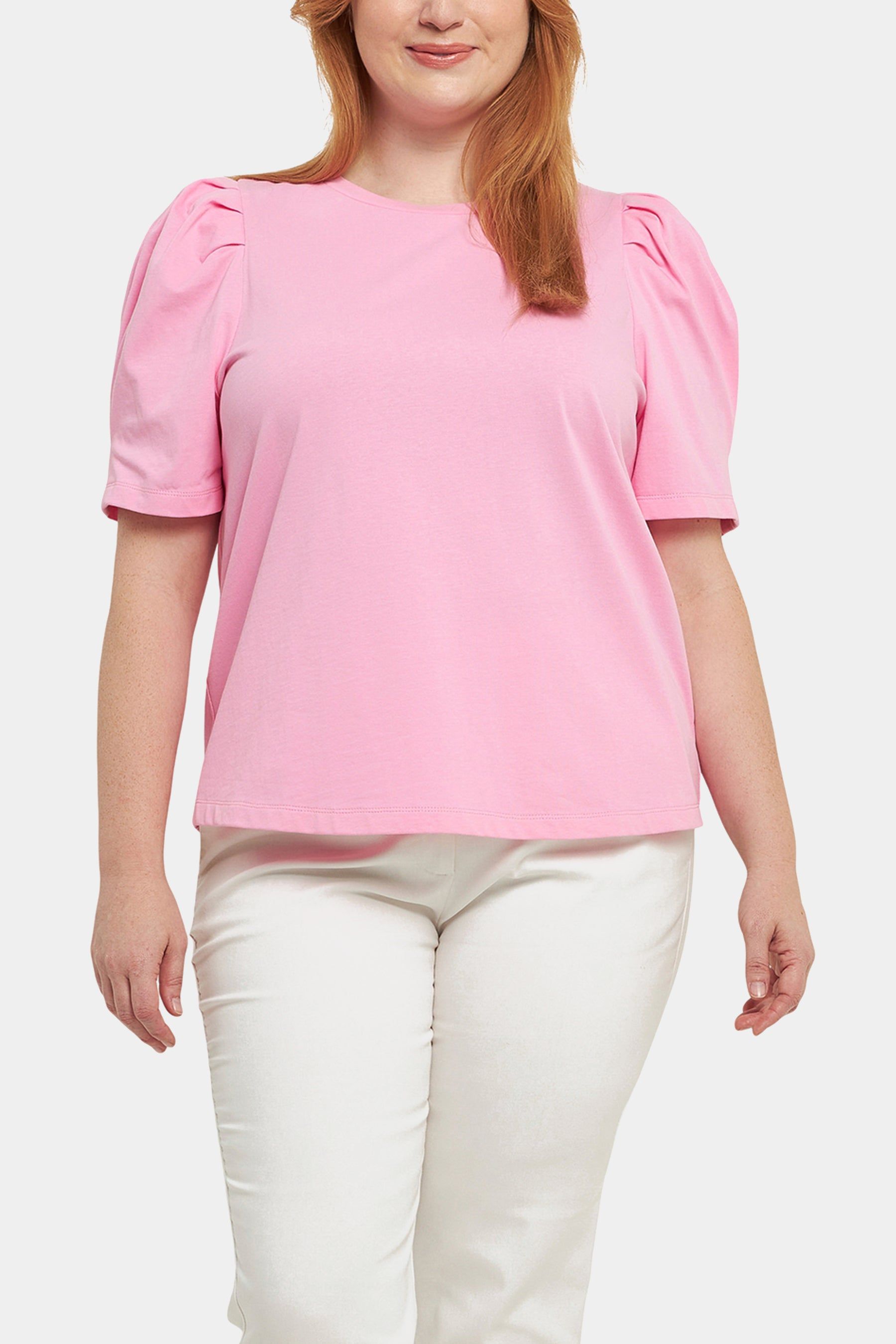 Short Puff Sleeve Knit Top sold by Lord & Taylor product image thumbnail 4