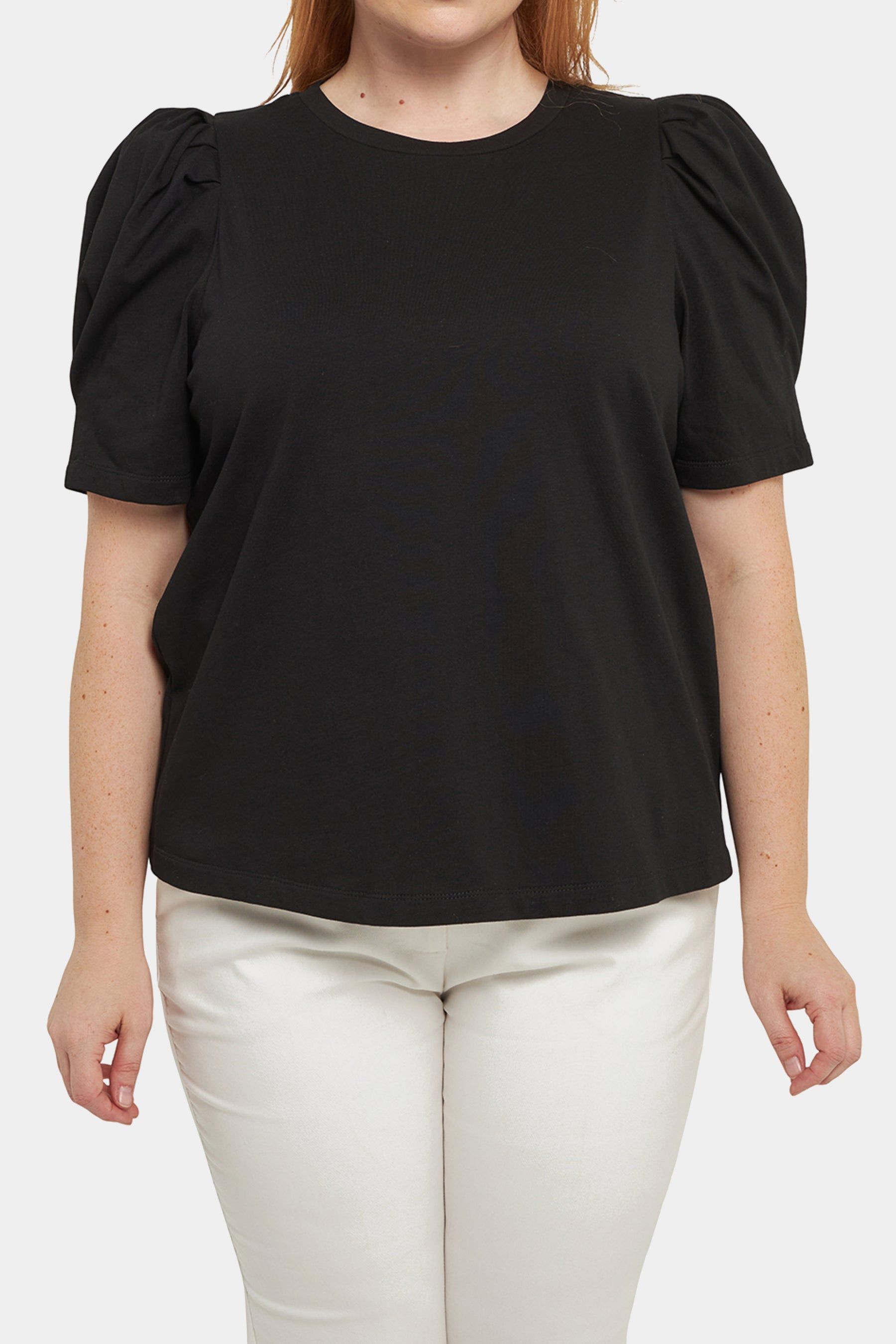 Short Puff Sleeve Knit Top sold by Lord & Taylor product image thumbnail 8