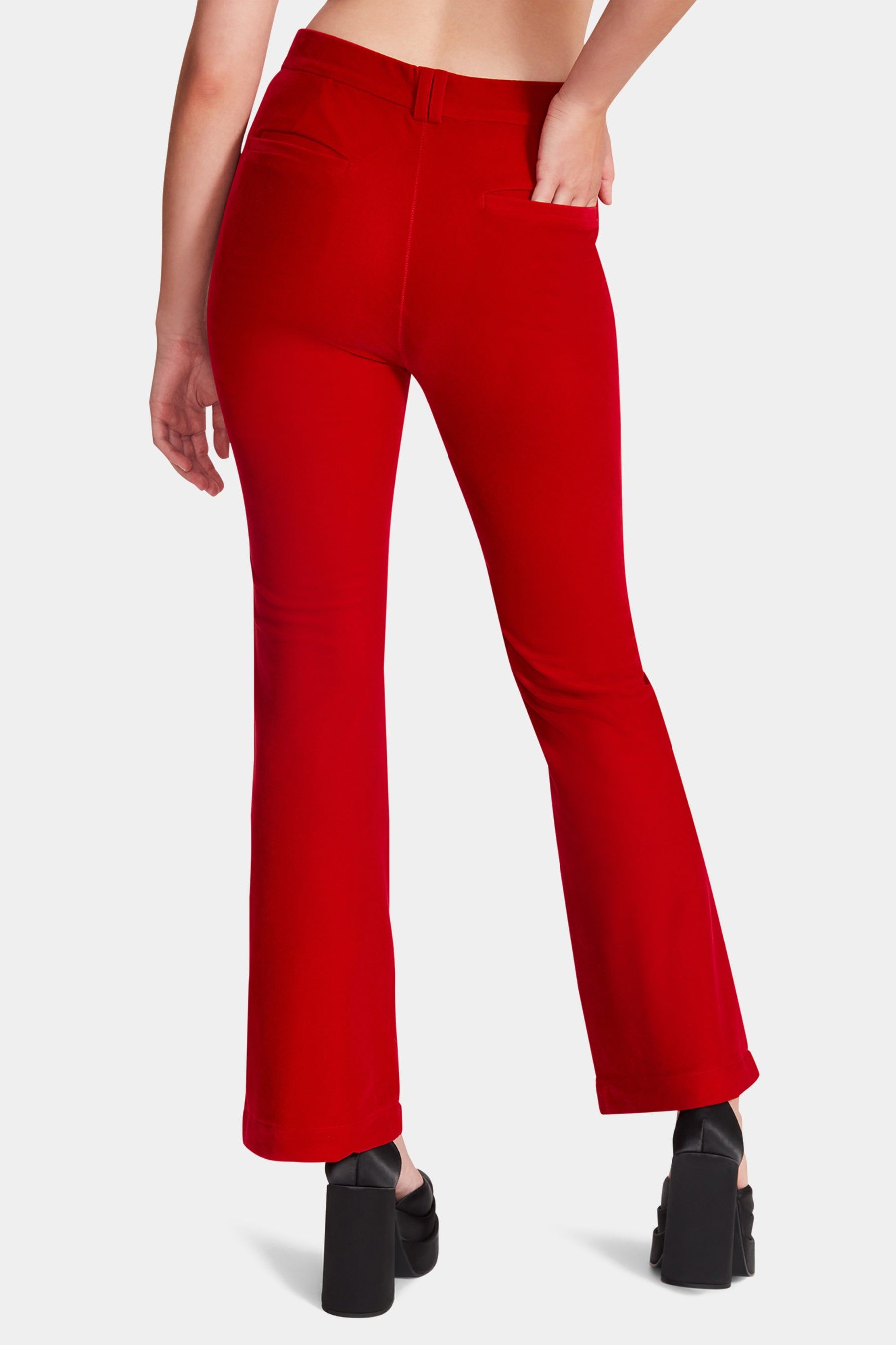Fit And Flare Velvet Pant sold by Lord & Taylor product image thumbnail 2