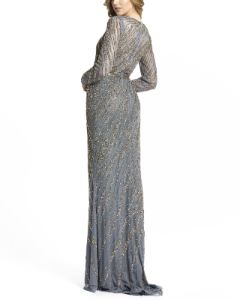 Long Sleeve Column Gown sold by Lord & Taylor