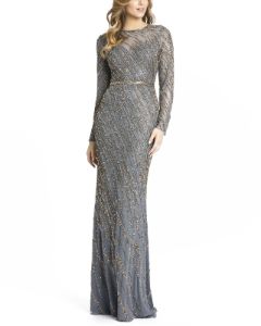 Long Sleeve Column Gown sold by Lord & Taylor