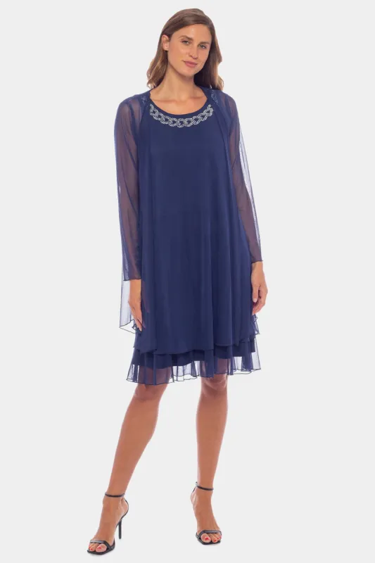 Mesh Jacket And Tiered Dress Set sold by Lord & Taylor