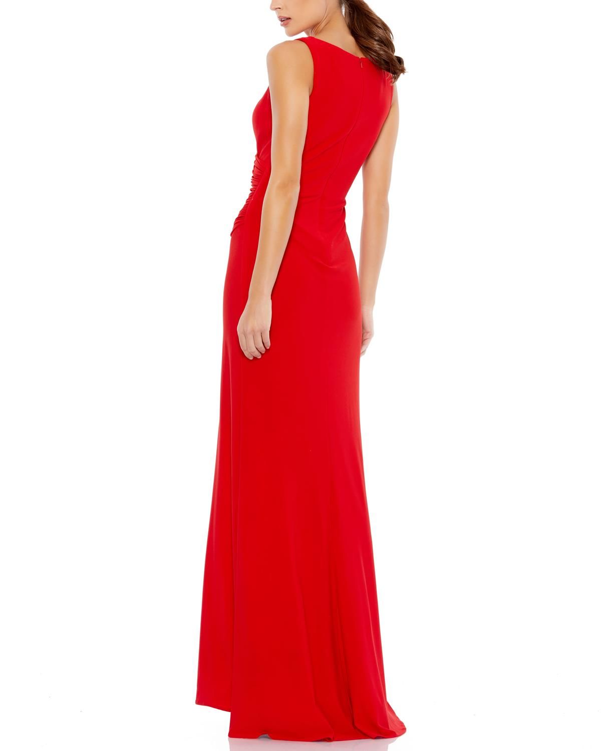V Neck Faux Wrap Gown sold by Lord & Taylor product image thumbnail 2