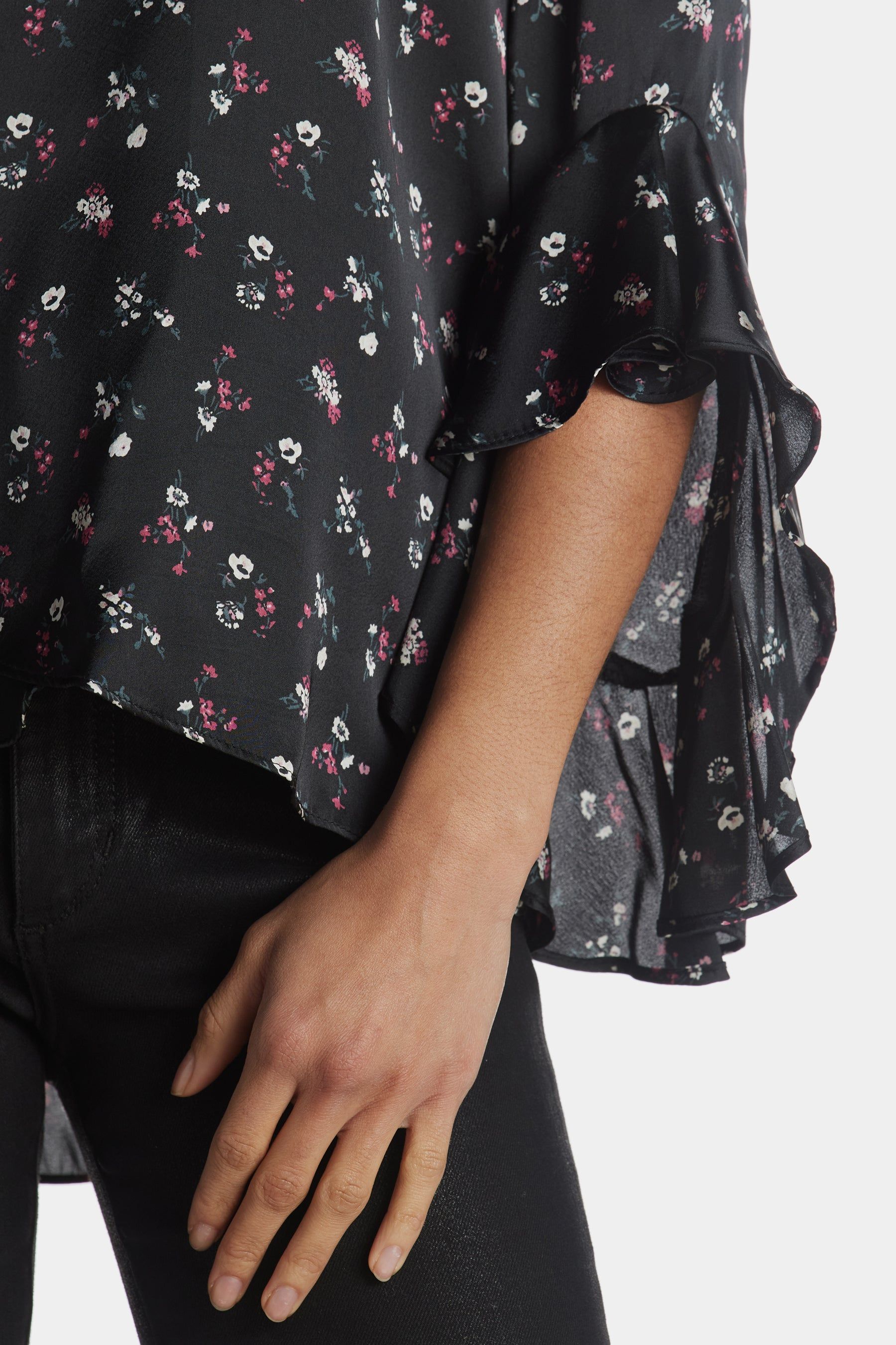 V Neck Flutter Sleeve Blouse sold by Lord & Taylor product image thumbnail 11