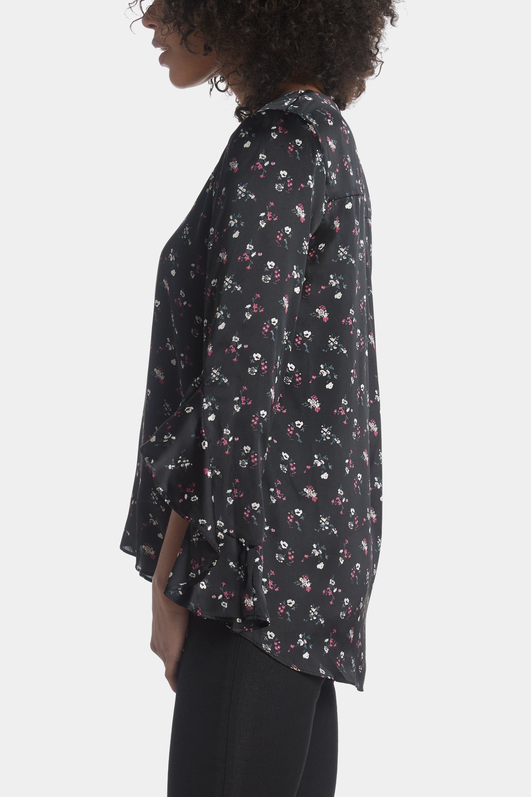 V Neck Flutter Sleeve Blouse sold by Lord & Taylor product image thumbnail 8