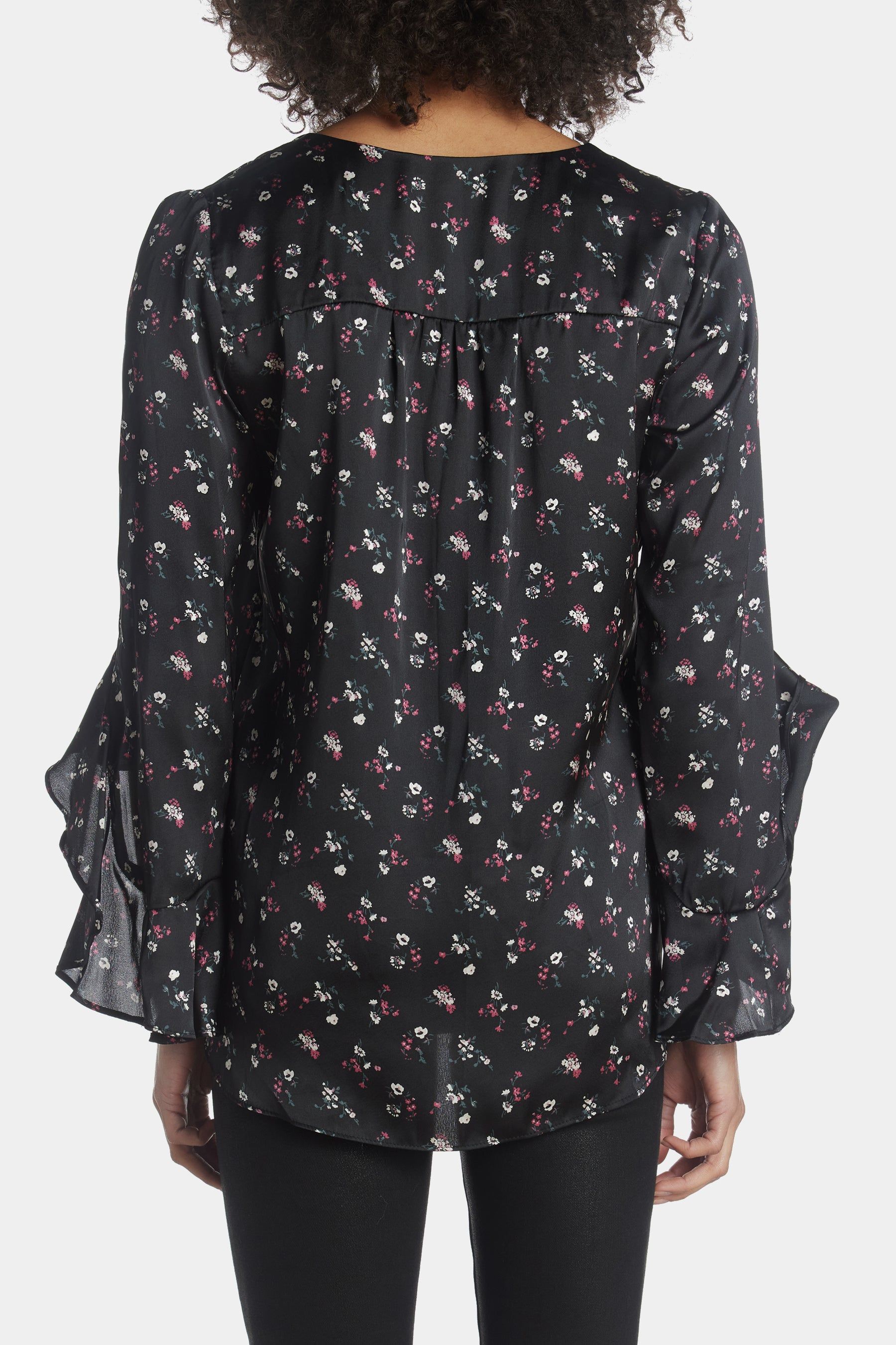 V Neck Flutter Sleeve Blouse sold by Lord & Taylor product image thumbnail 5