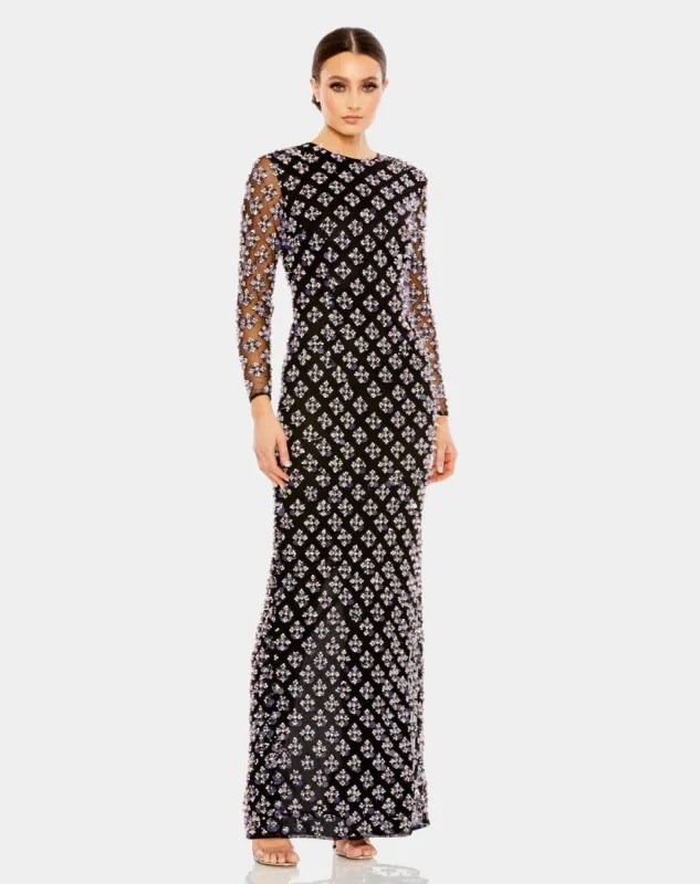 Long Sleeve Gown sold by Lord & Taylor