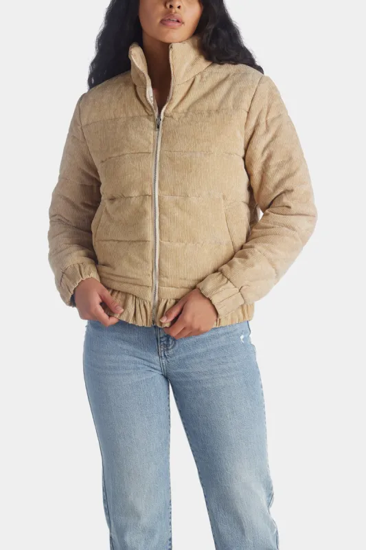 Jenna Corduroy Puffer Jacket sold by Lord & Taylor