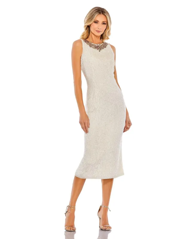 Beaded Midi Dress sold by Lord & Taylor