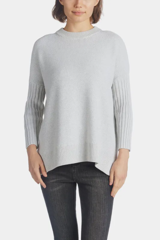 Mozart Texture Crew Neck Sweater sold by Lord & Taylor