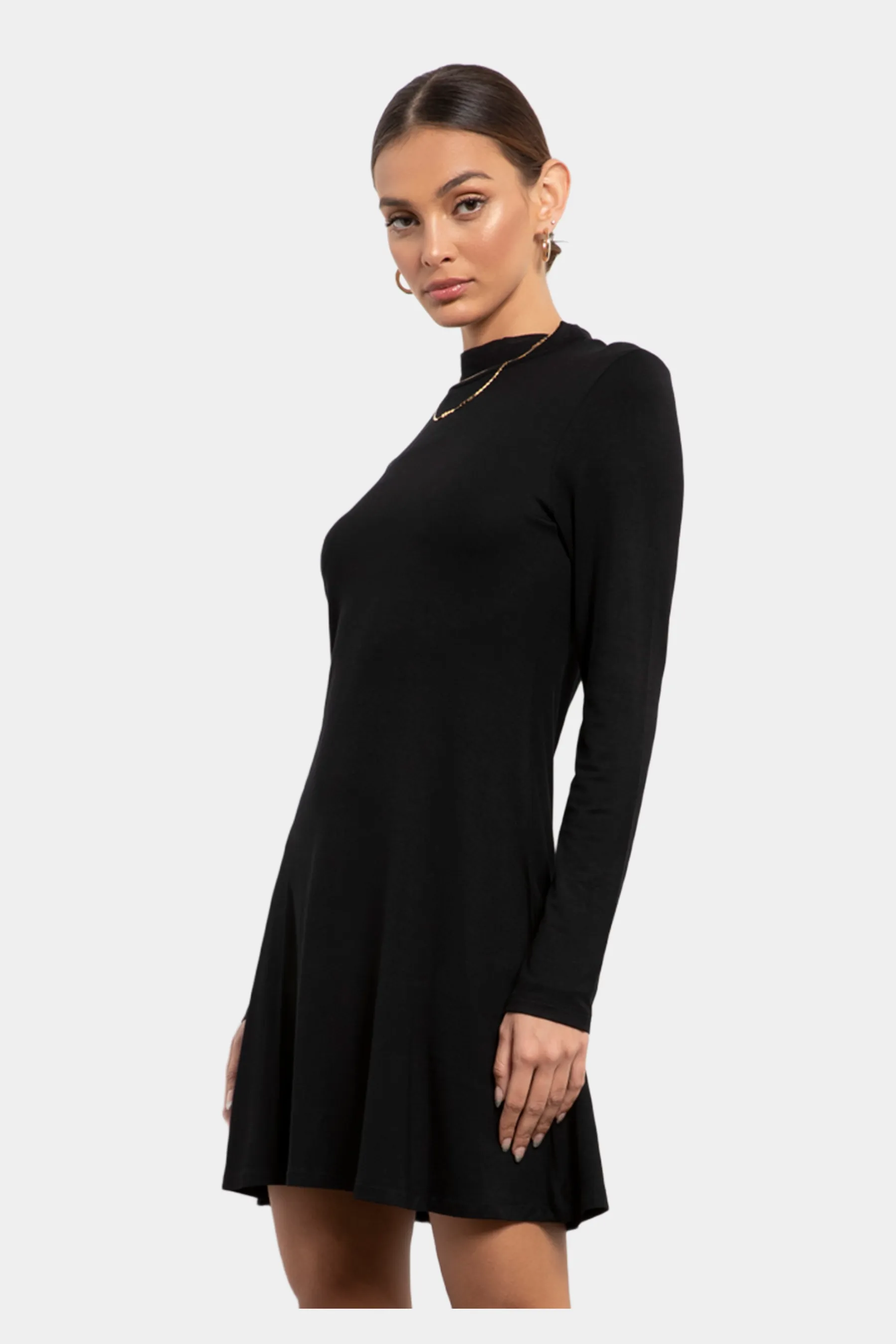 Fernanda Mock Neck Mini Dress sold by Lord & Taylor product image thumbnail 3