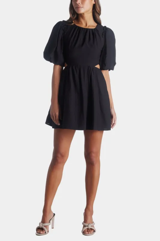 Puff Sleeve Back Cutout Mini Dress sold by Lord & Taylor